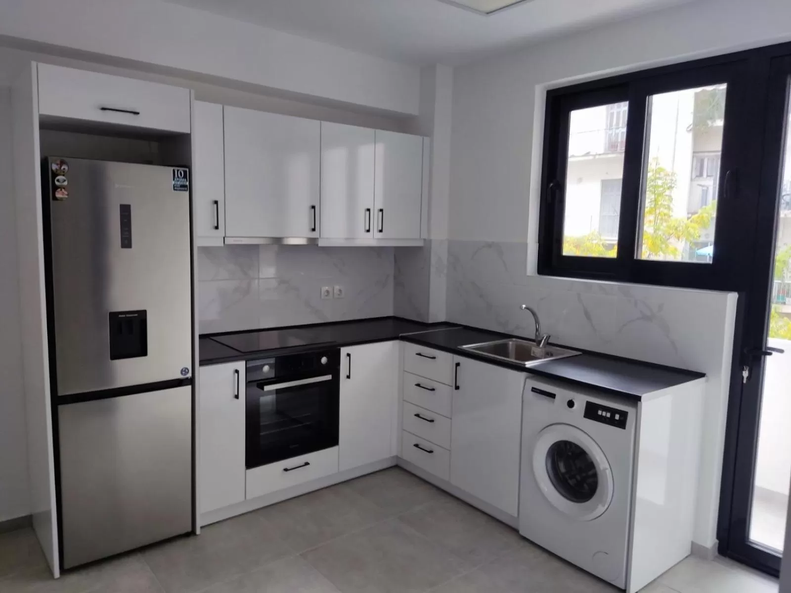 kitchen in Evita's Luxury Apartments