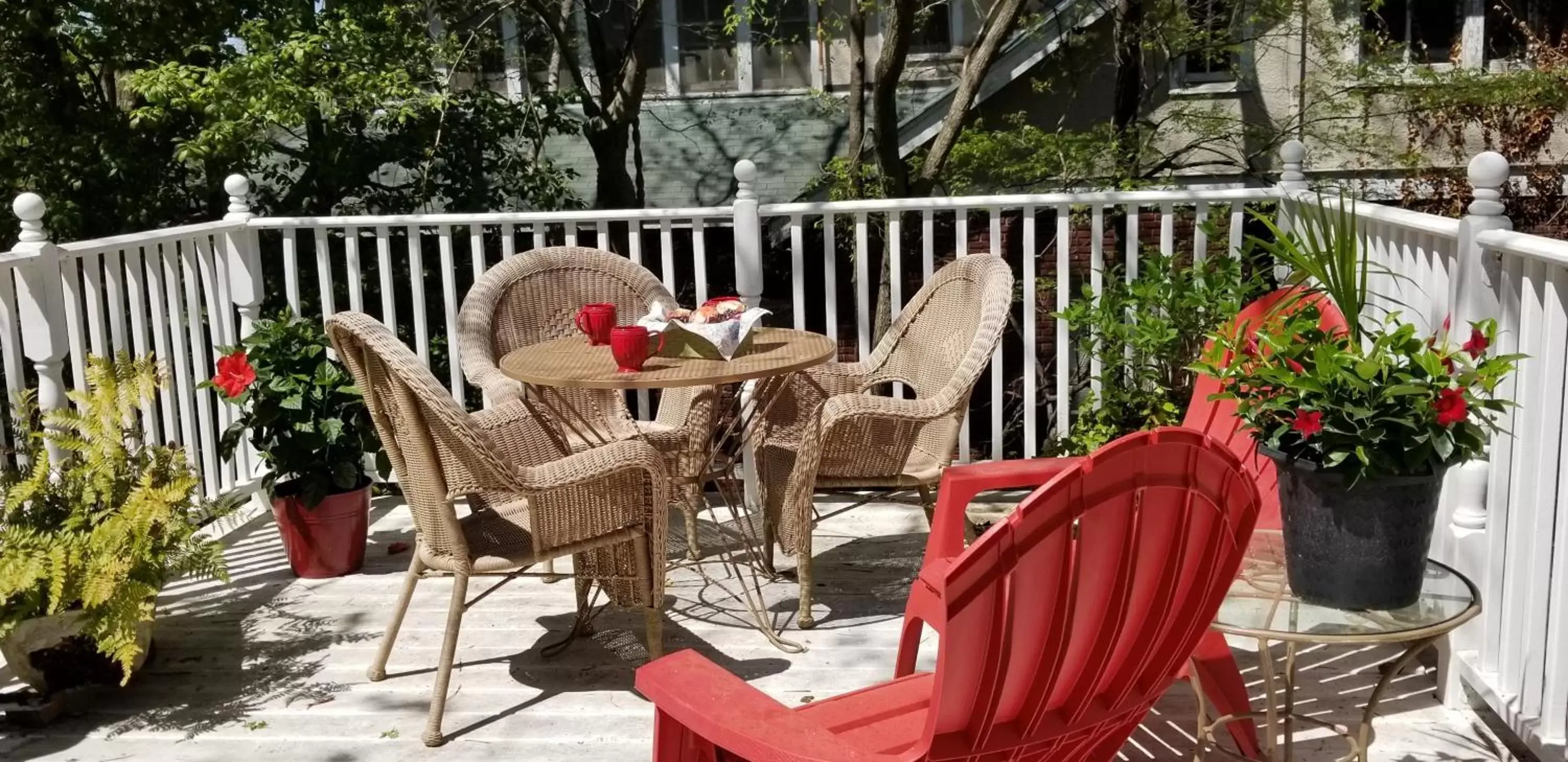 Balcony/Terrace in Rosemont B&B Cottages