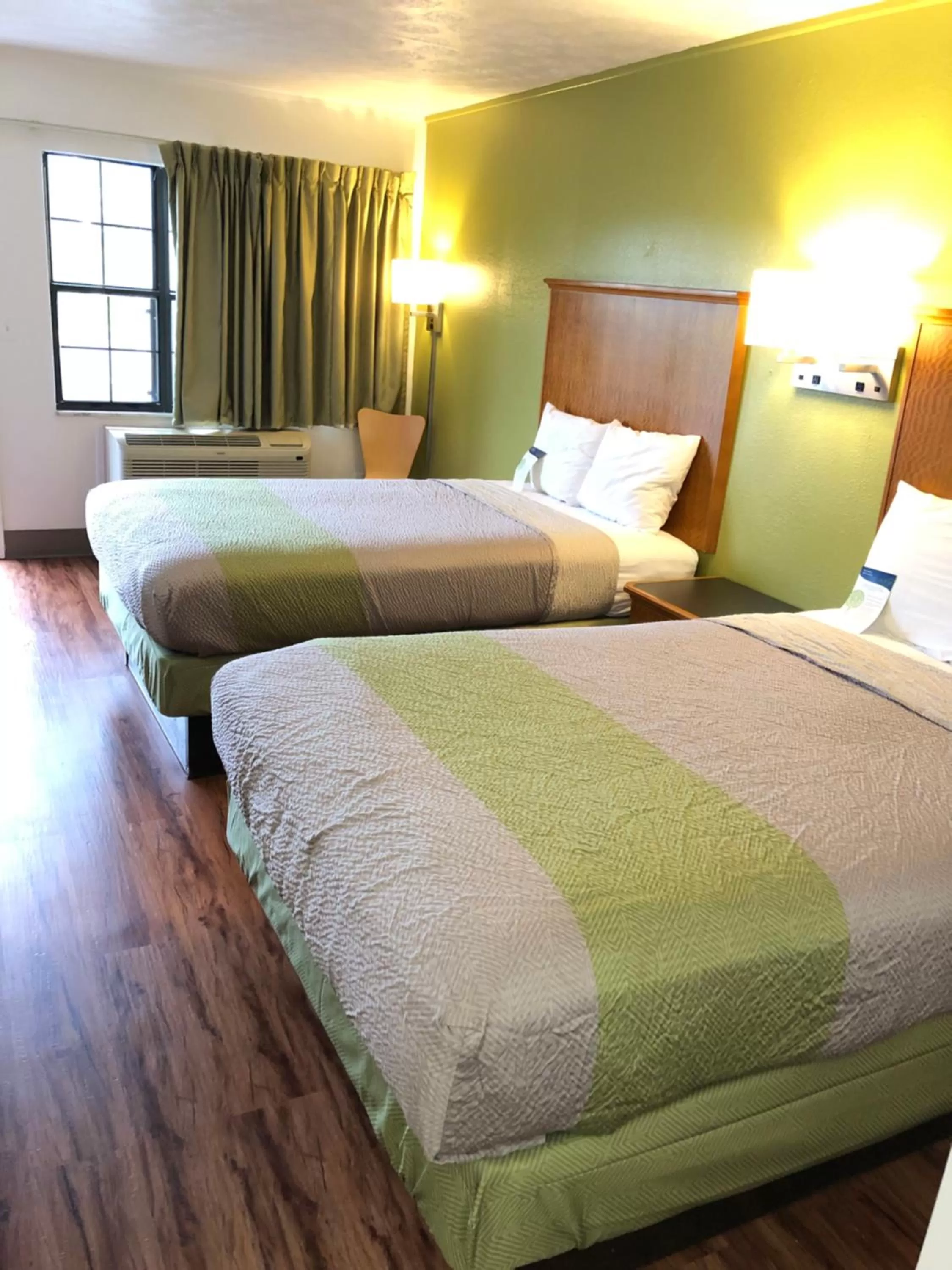 Bed in Motel 6-Parkersburg, WV