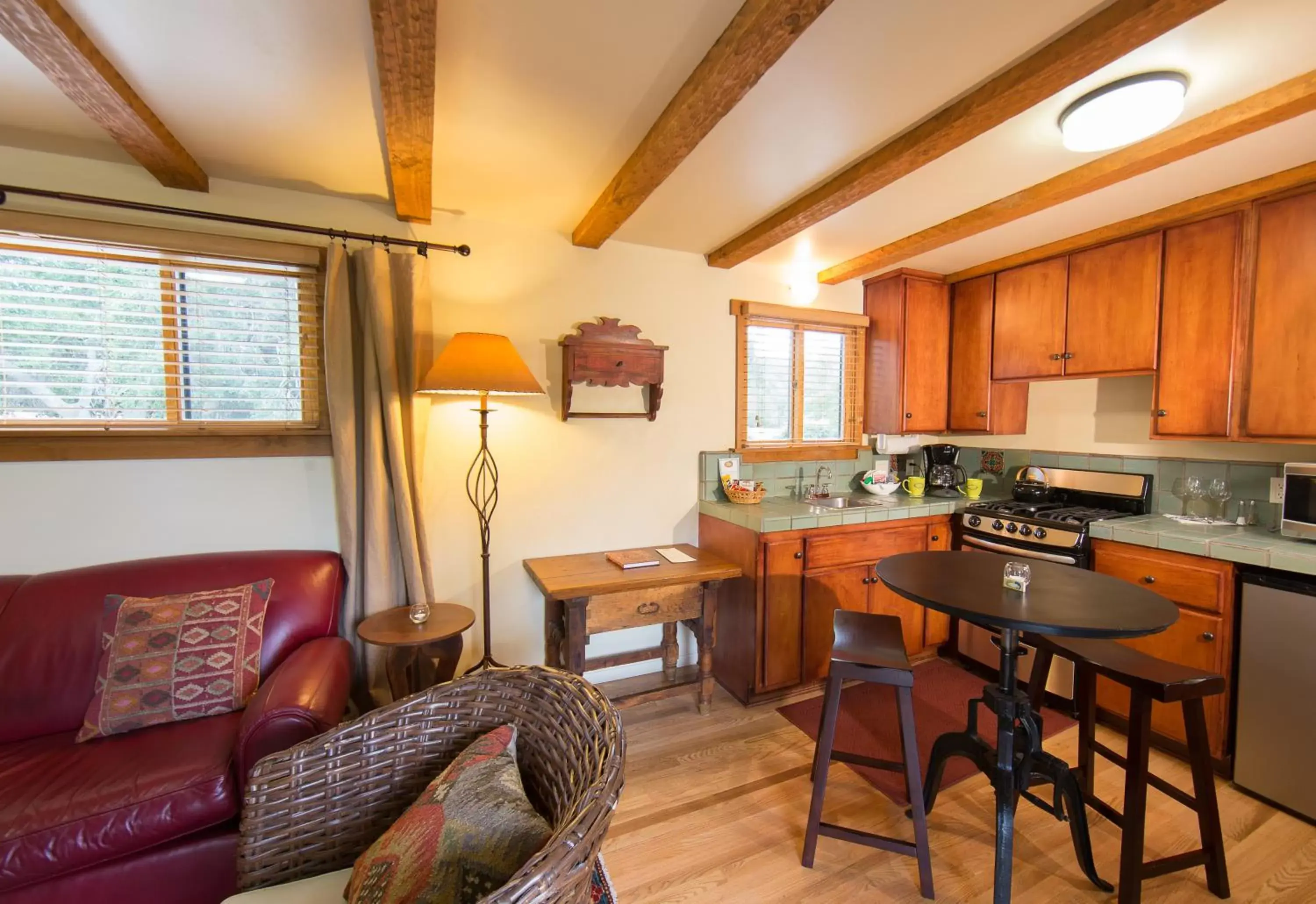 Kitchen or kitchenette, Seating Area in Blue Iguana Inn