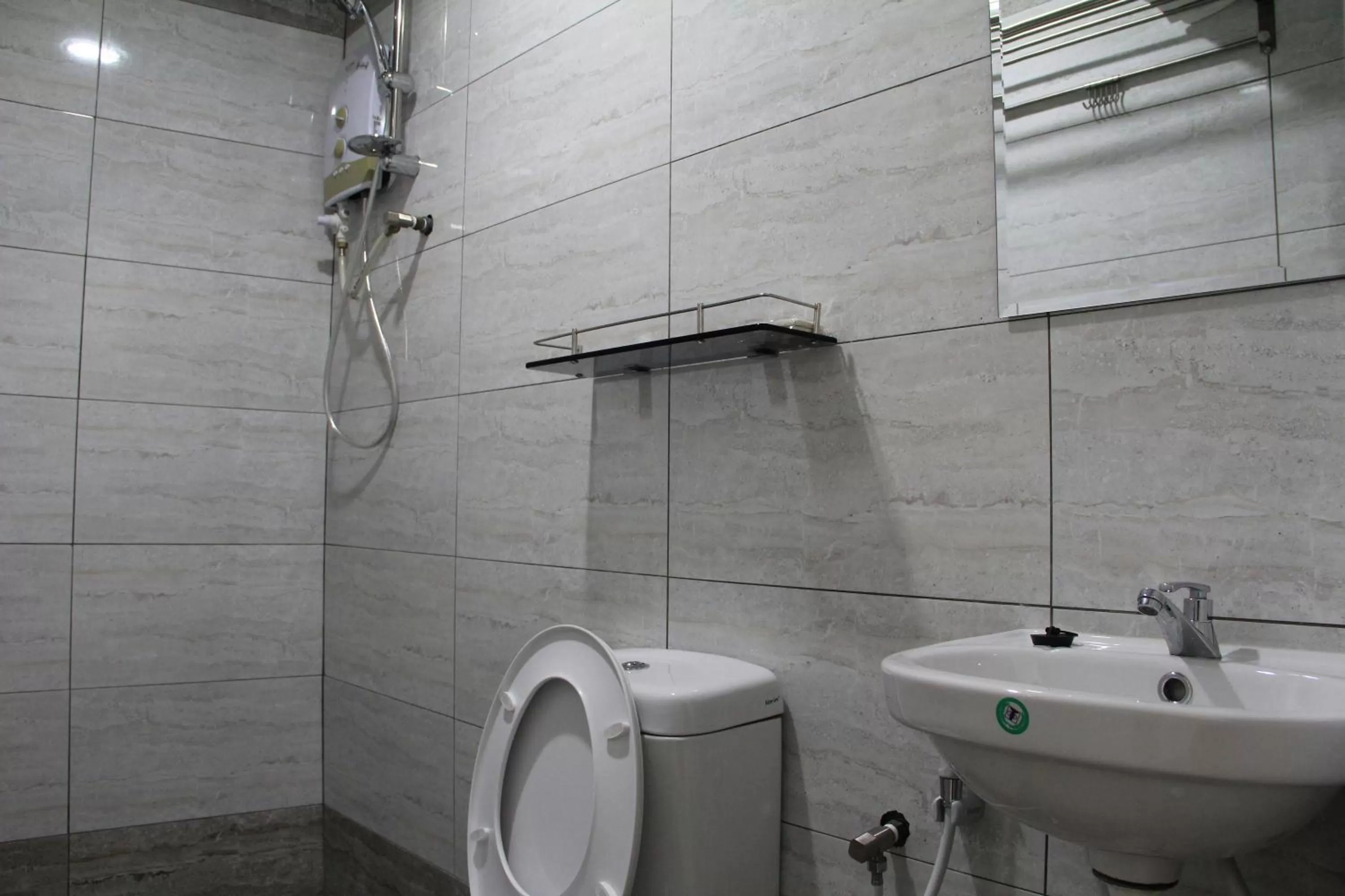 Bathroom in Big Apple Hotel