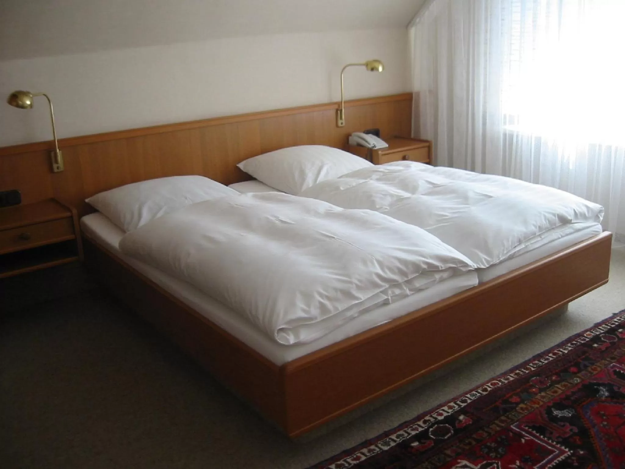 Bed in Pension Thiel