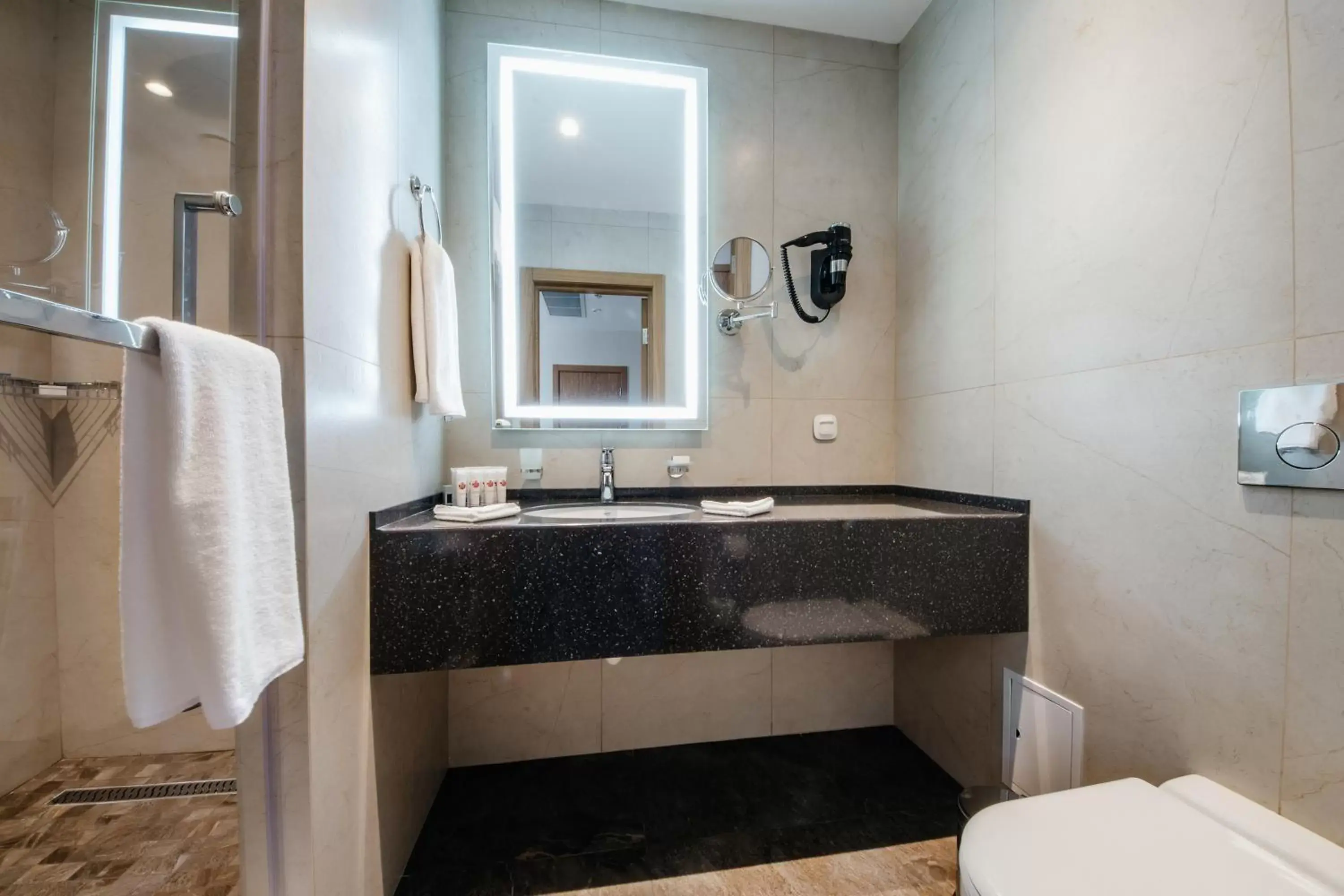 Shower, Bathroom in Ramada by Wyndham Astana