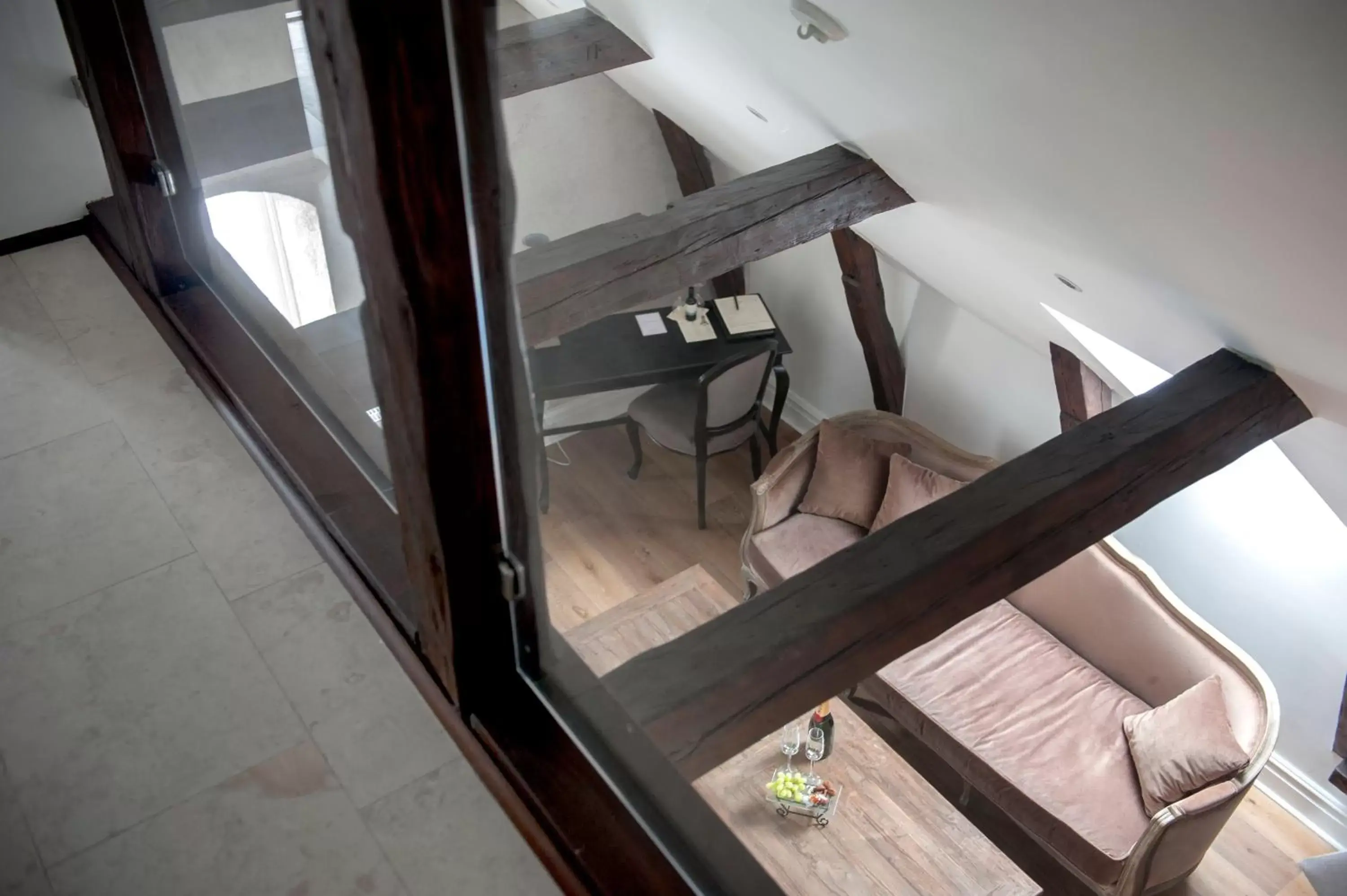 Decorative detail, Bunk Bed in Hotell Slottsbacken