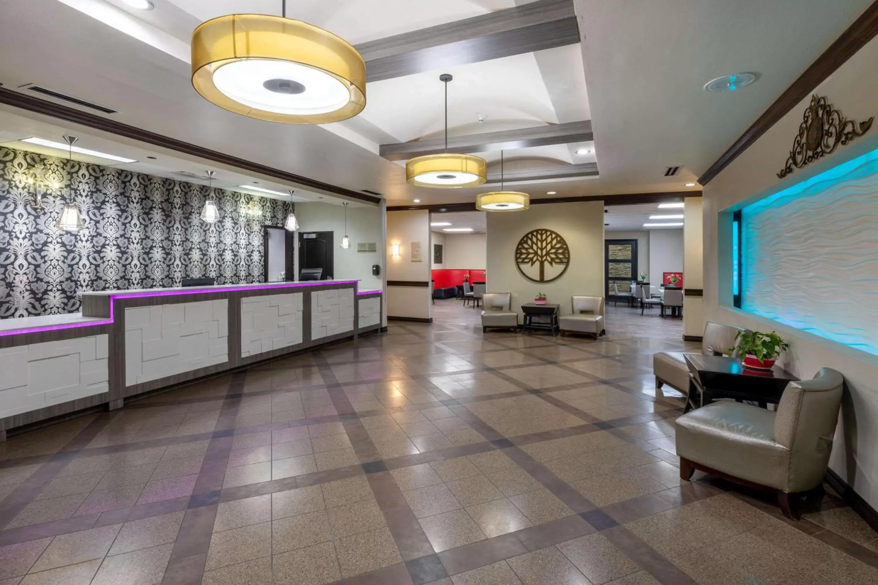Lobby or reception in Hawthorn Suites by Wyndham Lubbock Lobby or reception in Hawthorn Suites by Wyndham Lubbock