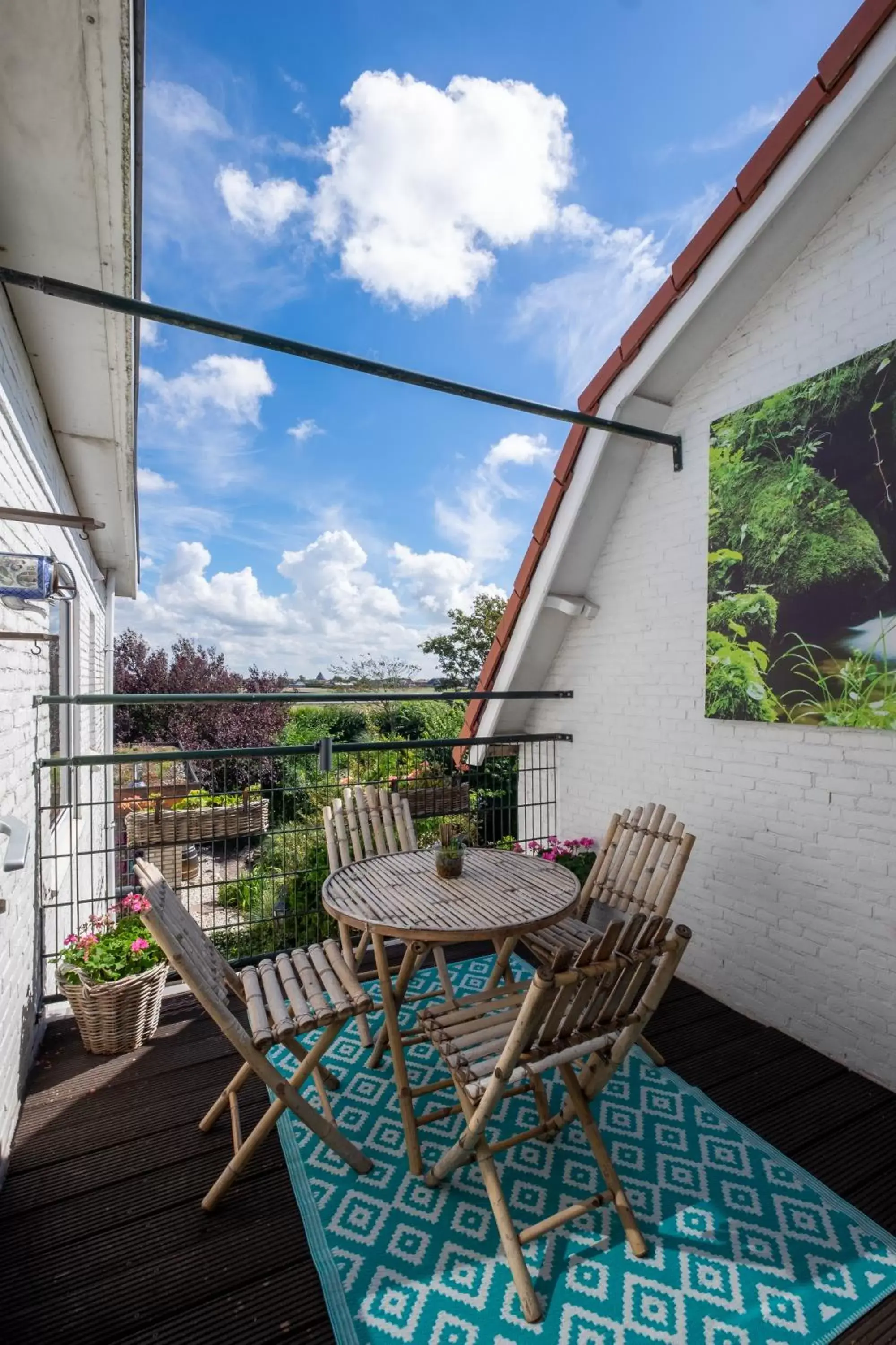 Balcony/Terrace in Wellness Bed & Breakfast Pergamo