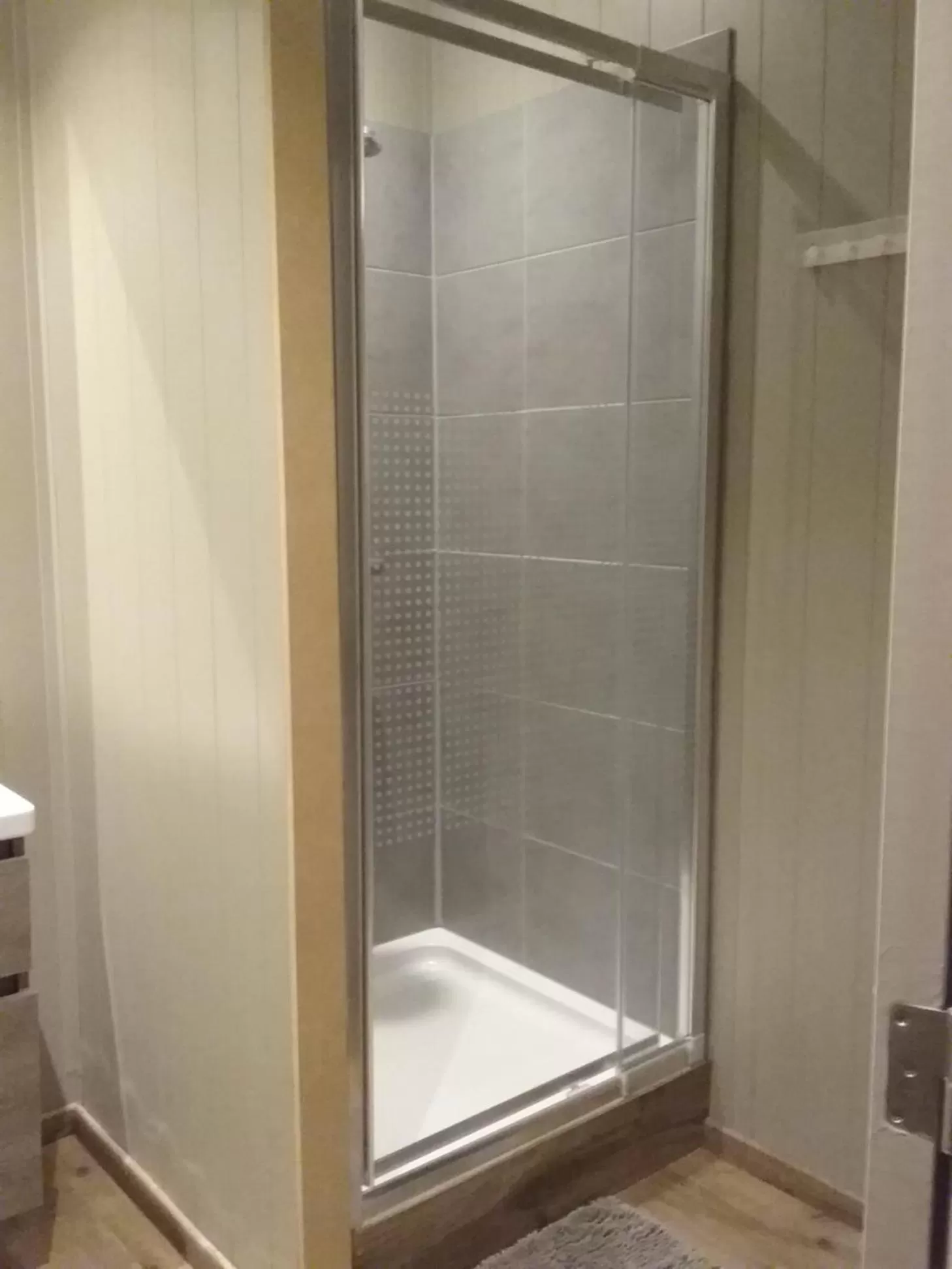 Shower in B&B De Dulle Koe