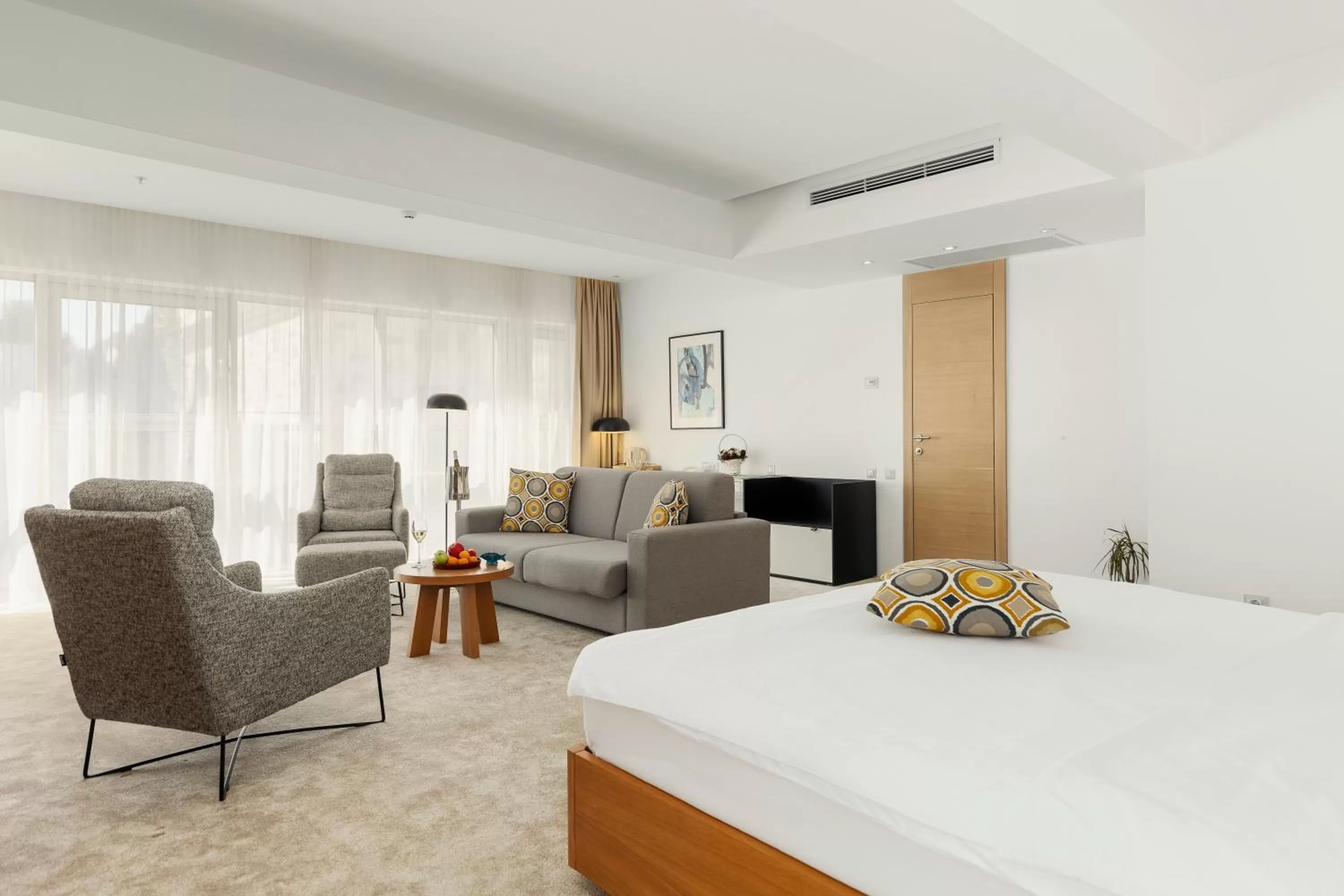 Bedroom, Bed in Hotel Harmonia by Dukley