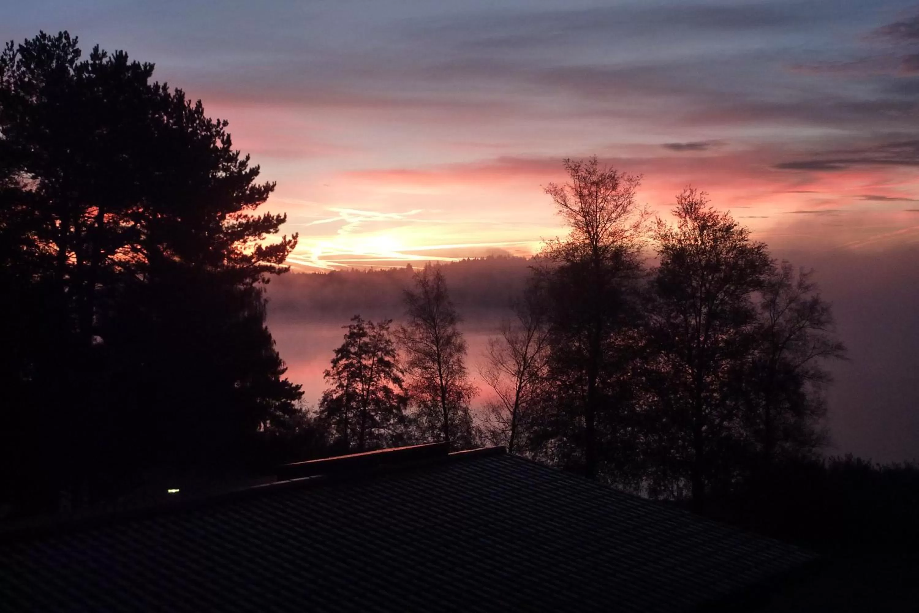 Sunrise in Hotel Seeblick & Ferienwohnung