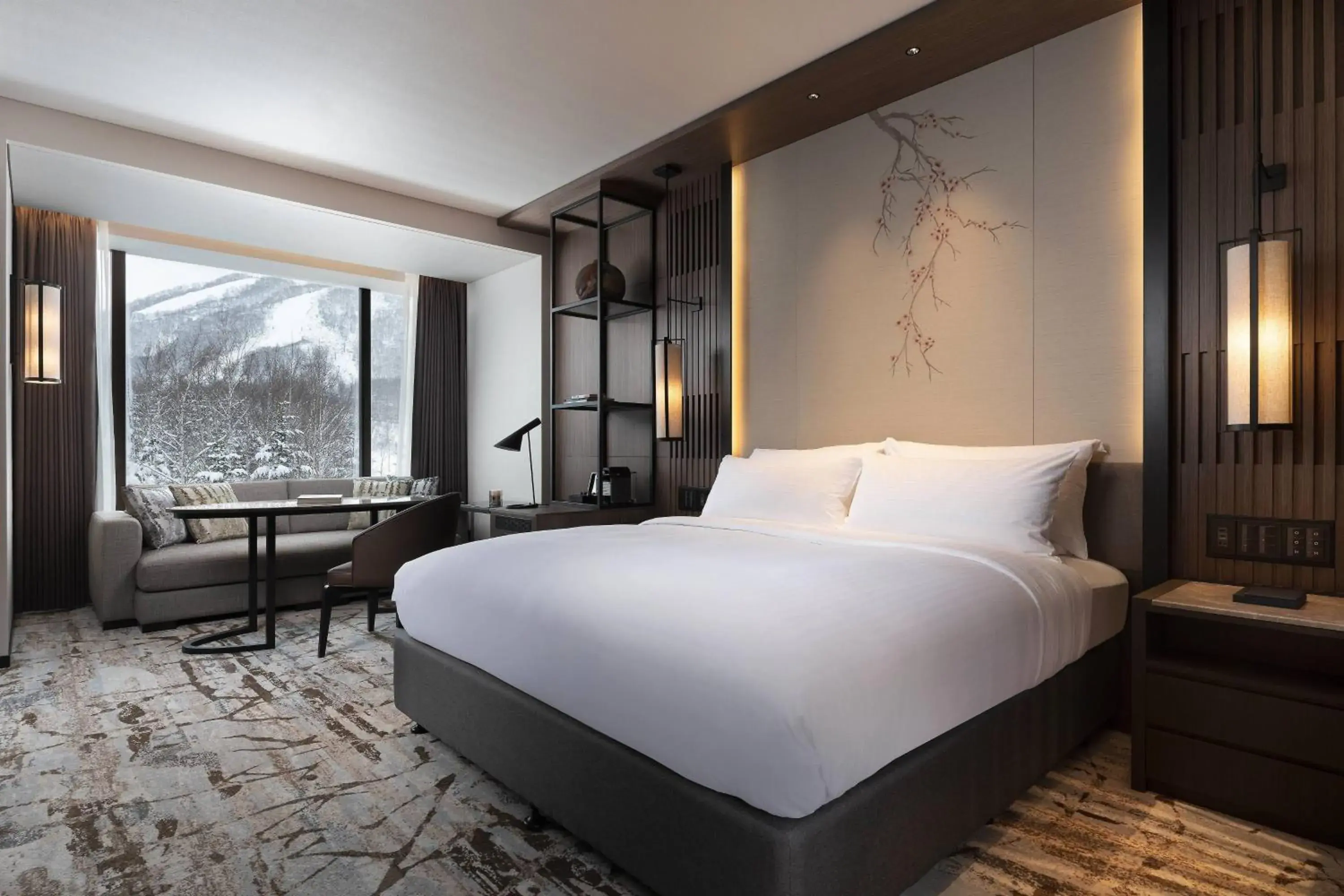 Bedroom, Bed in Higashiyama Niseko Village, a Ritz-Carlton Reserve