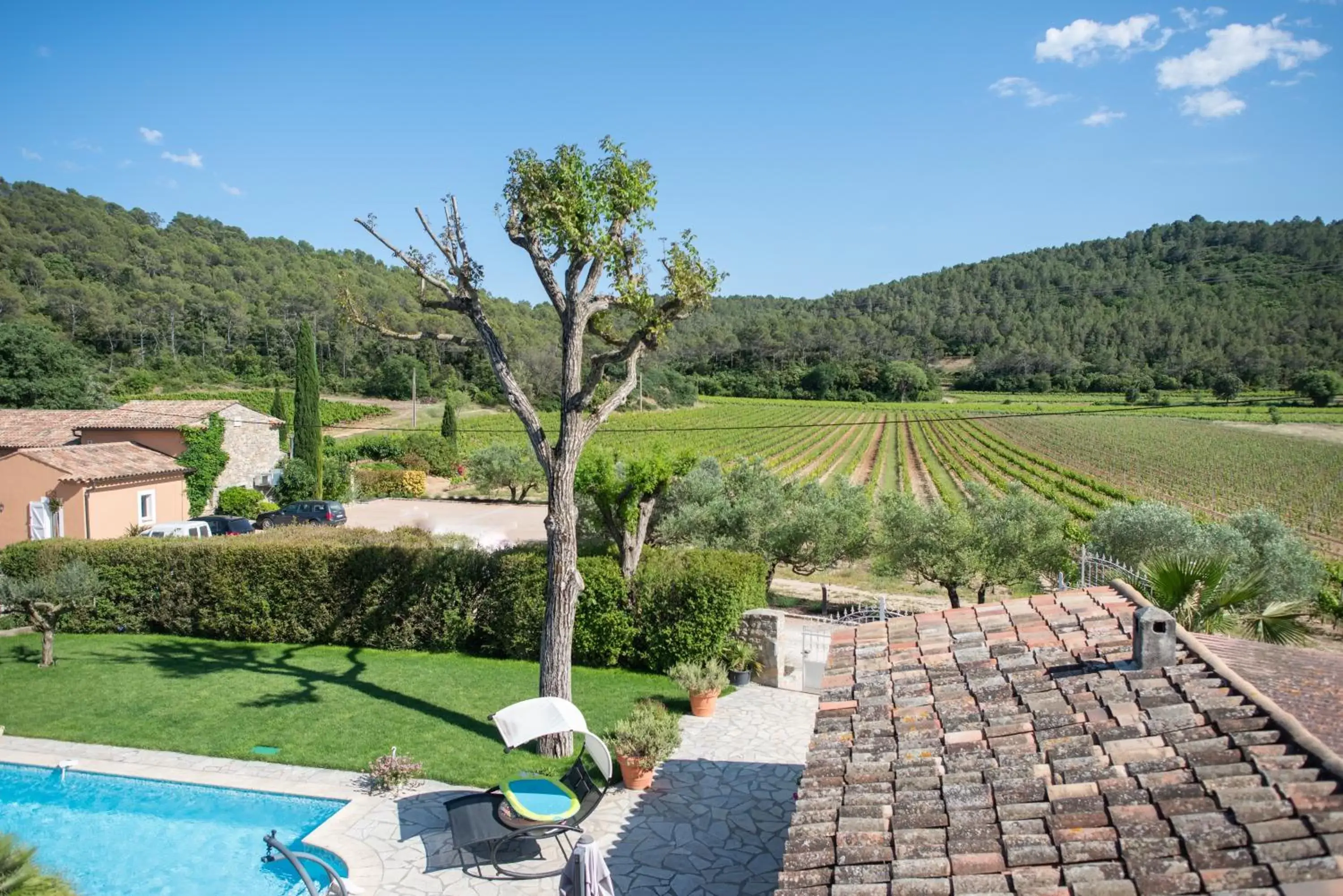 Garden view, Pool View in Chateau de Sainte Croix