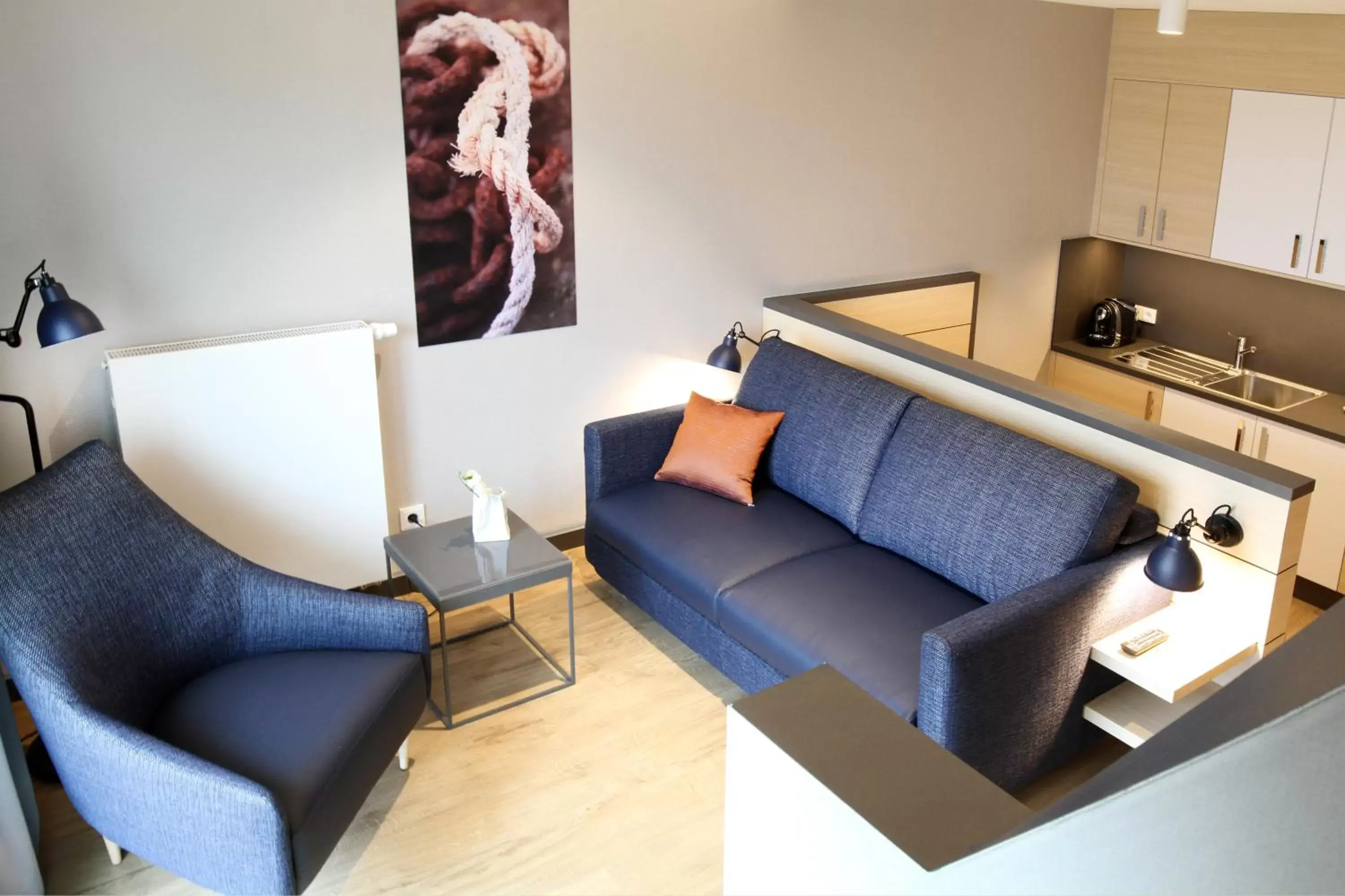 Living room, Seating Area in Hafenhotel Meereszeiten