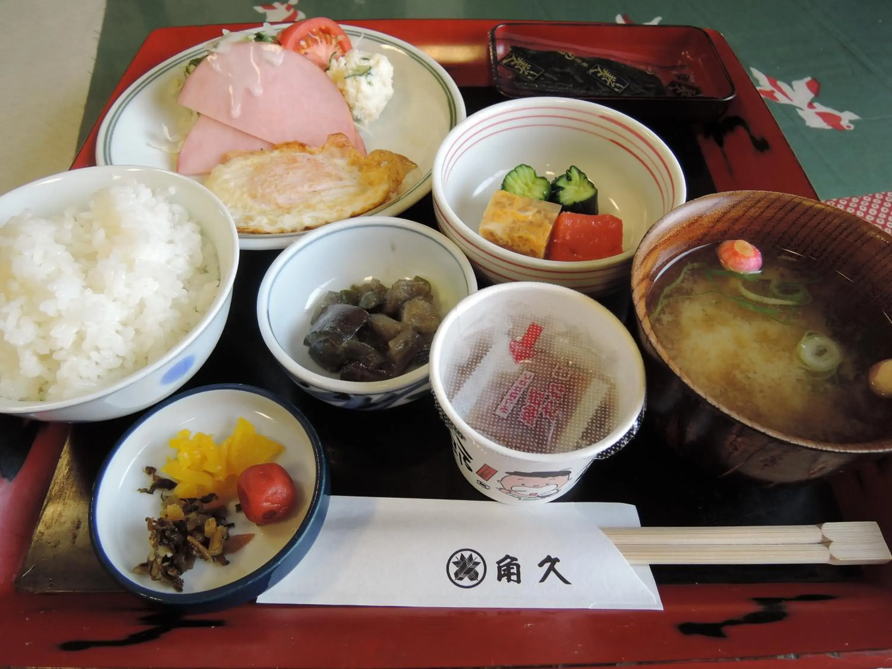Breakfast in Kadokyu Ryokan