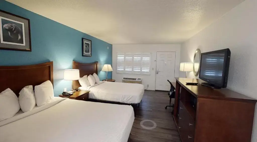 Bed in Best Western Crystal River Resort