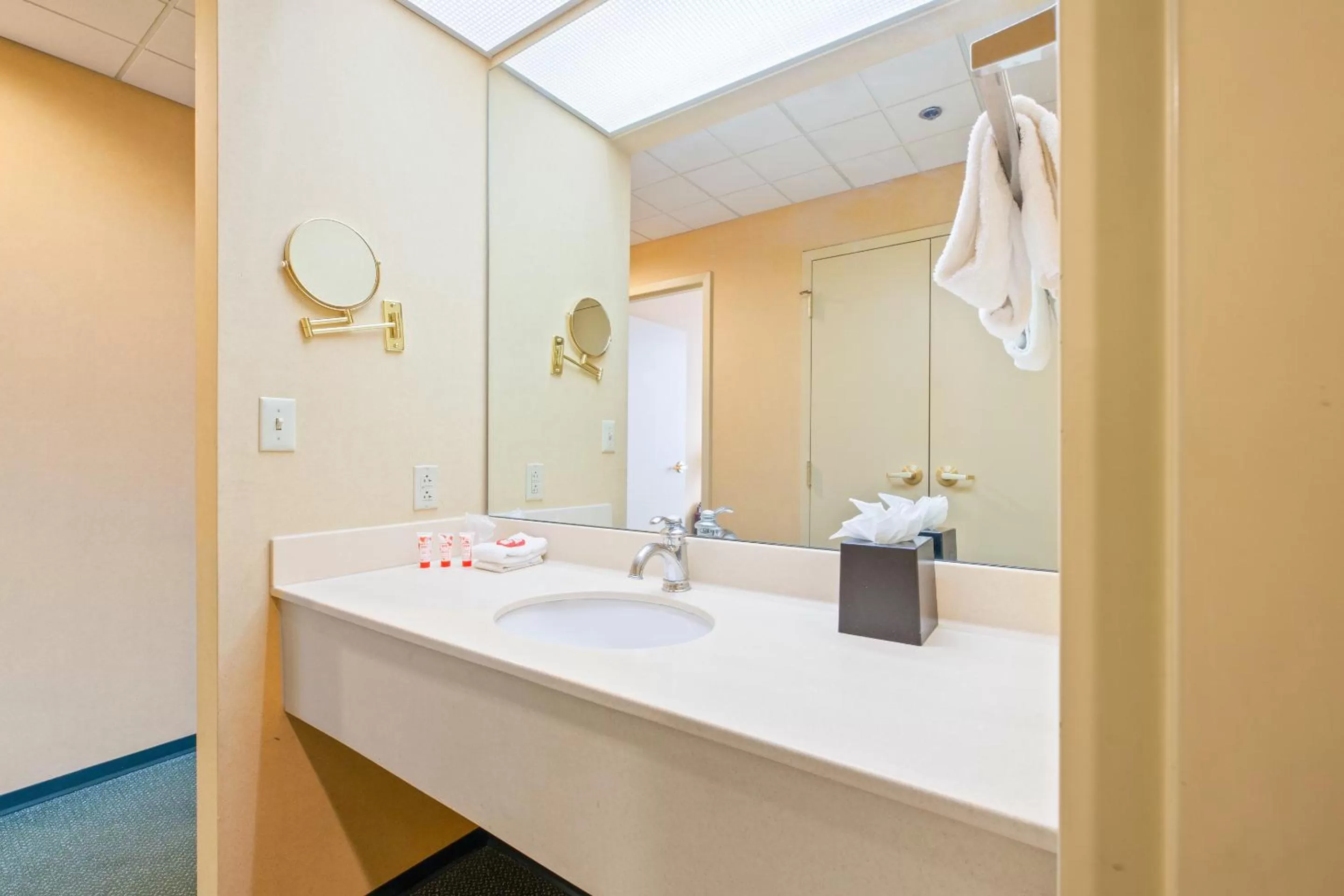 Bathroom in OYO Hotel St Louis Downtown City Center MO