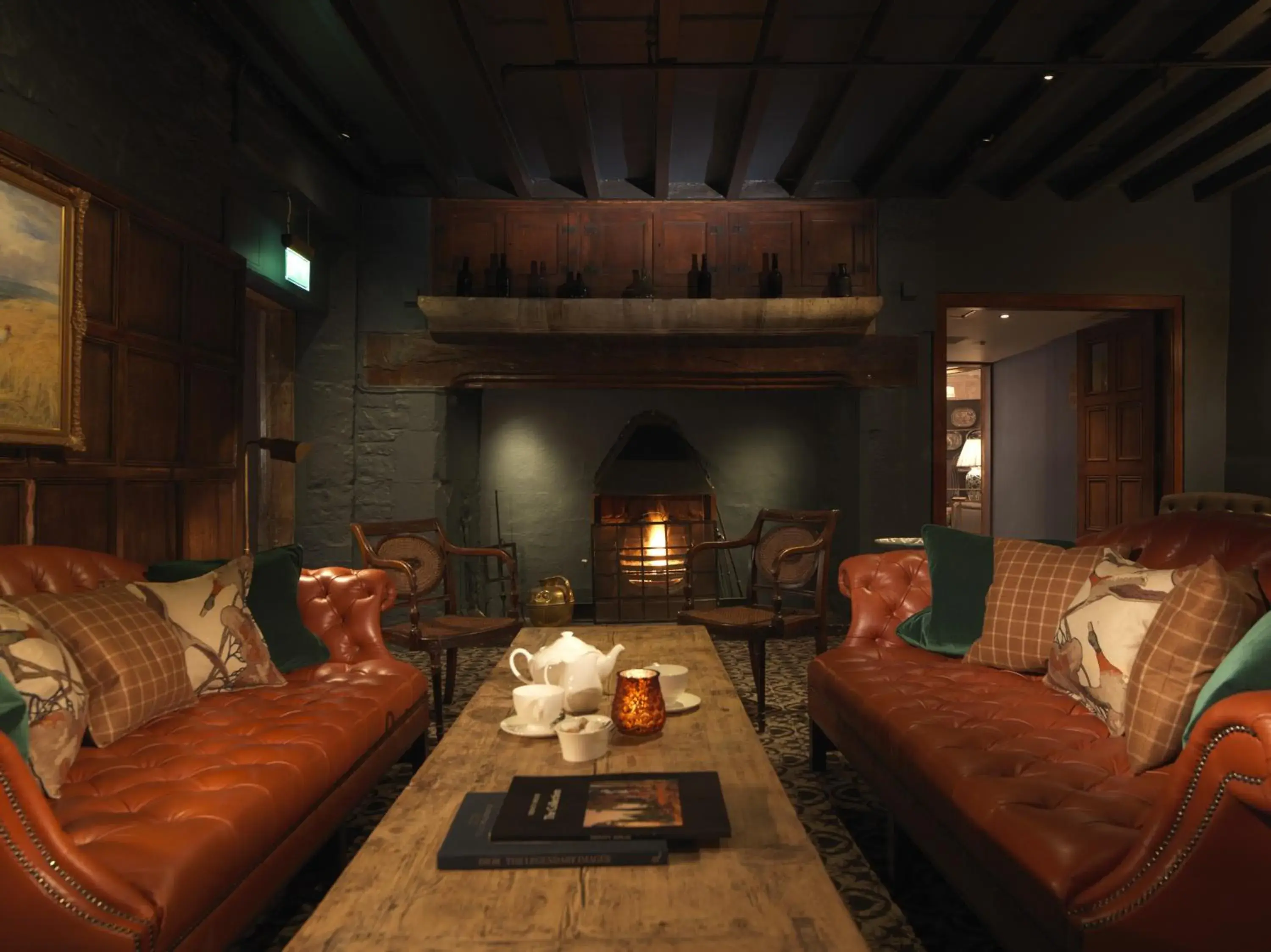 Communal lounge/ TV room, Seating Area in The Lygon Arms