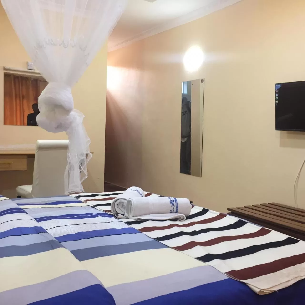 Bed in Vienna Woods Hotel Nakuru