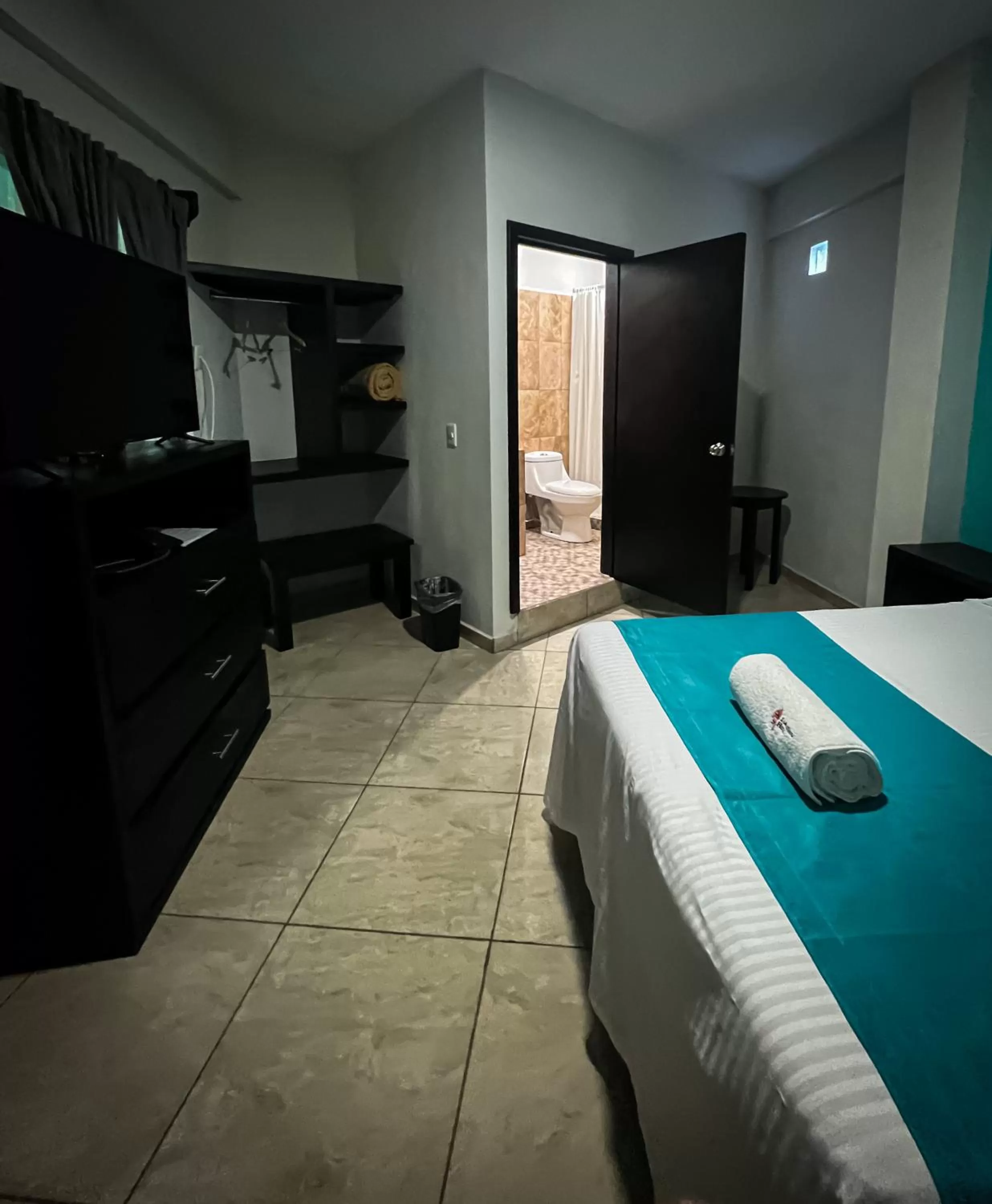 Bed in Hotel Tamtokow