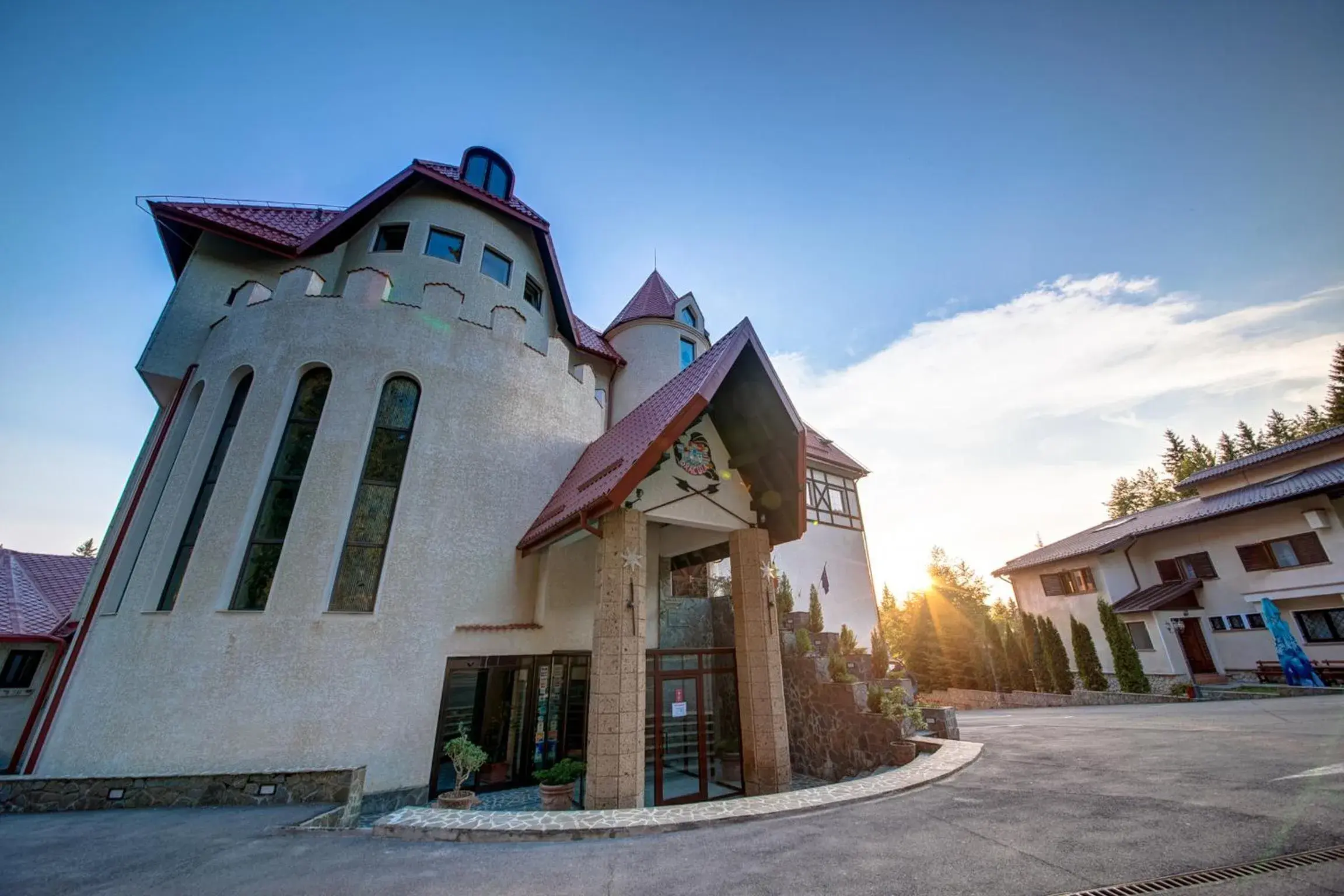 Facade/entrance, Property Building in House of Dracula Hotel