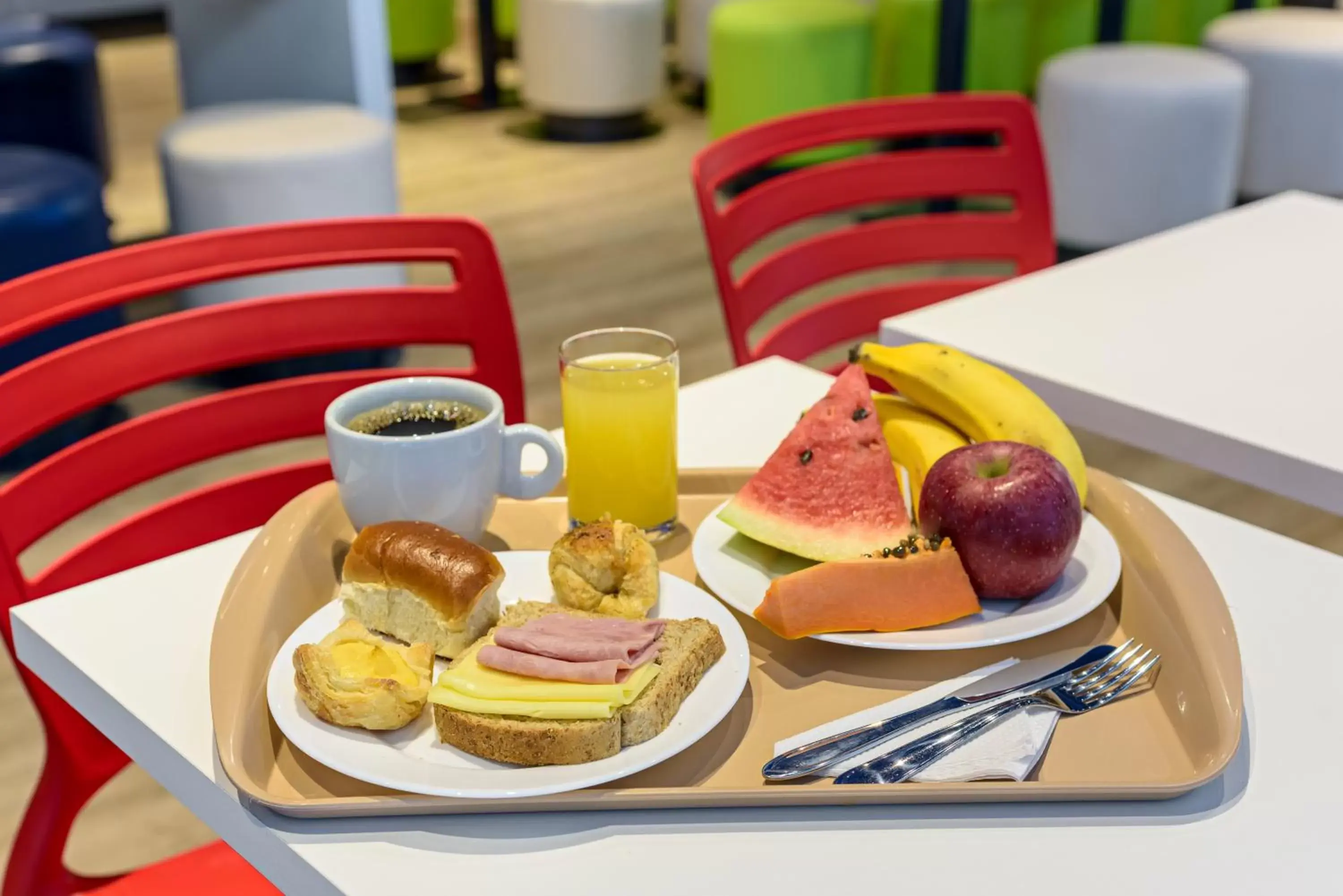 Buffet breakfast in ibis budget Curitiba Aeroporto