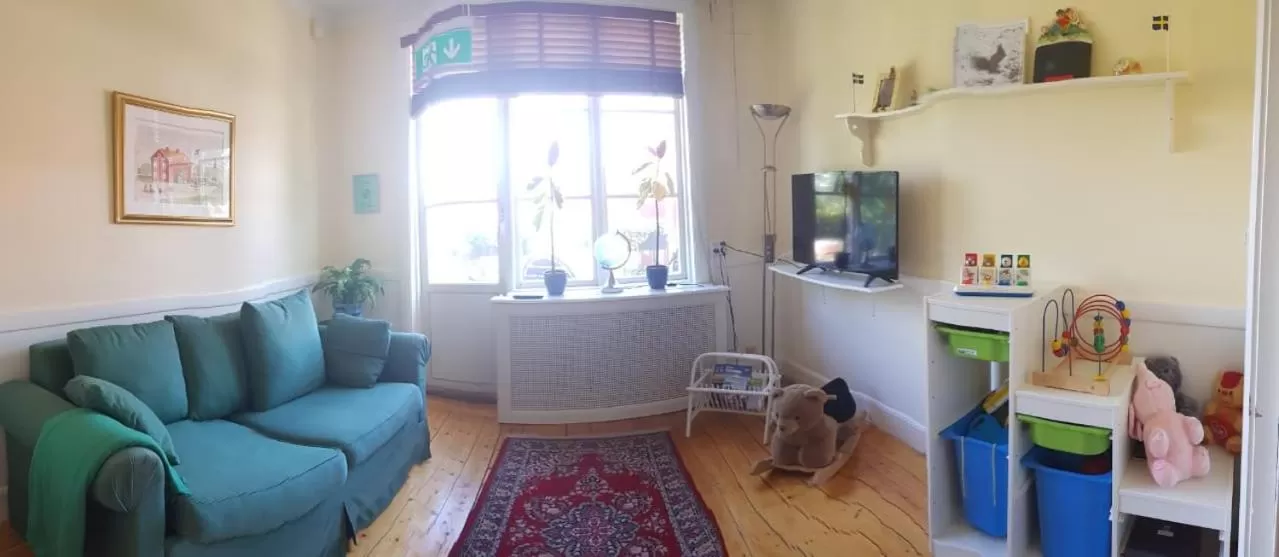 Living room in Nya Strandgårdens Wärdshus