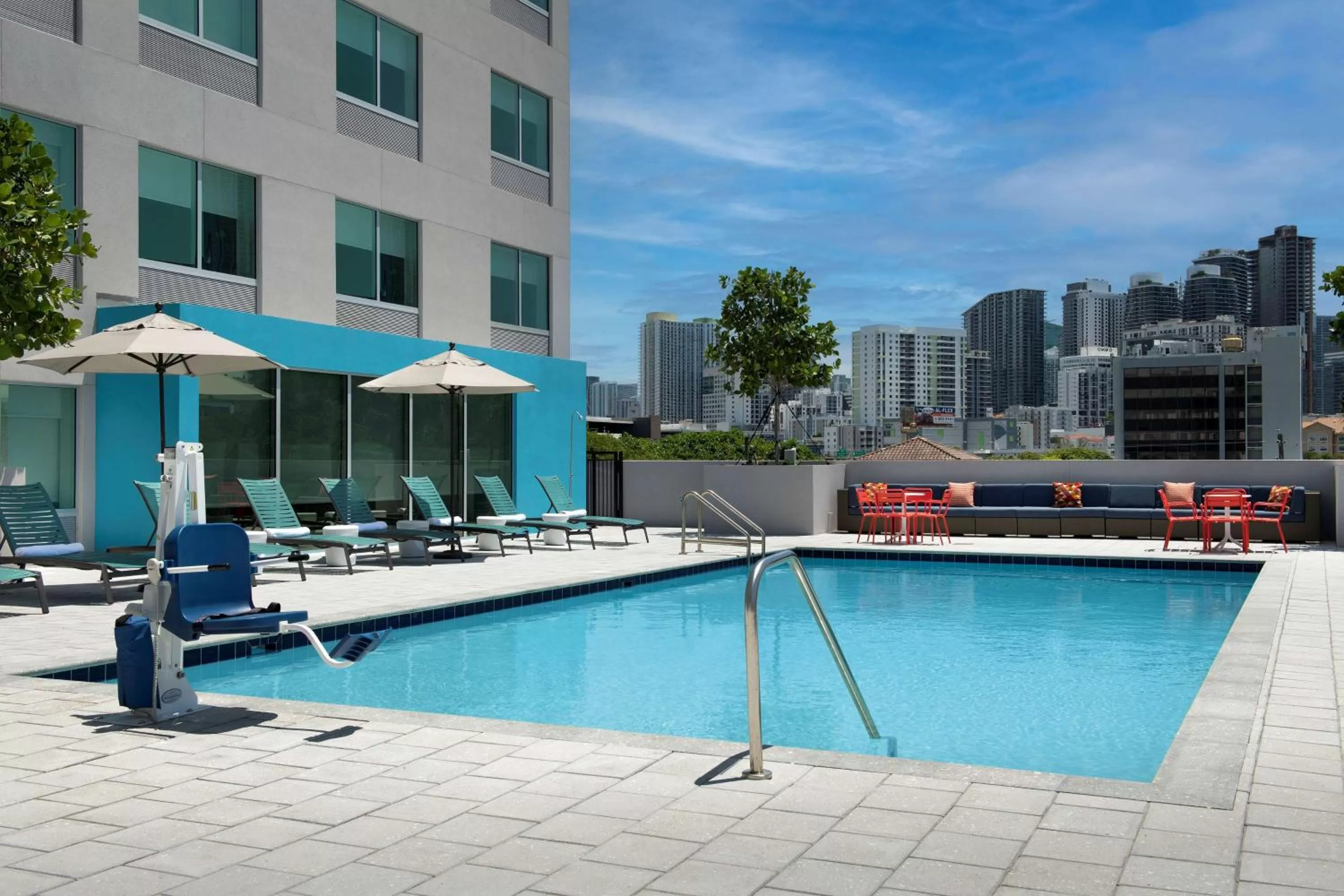 Pool view in Tru By Hilton Miami West Brickell