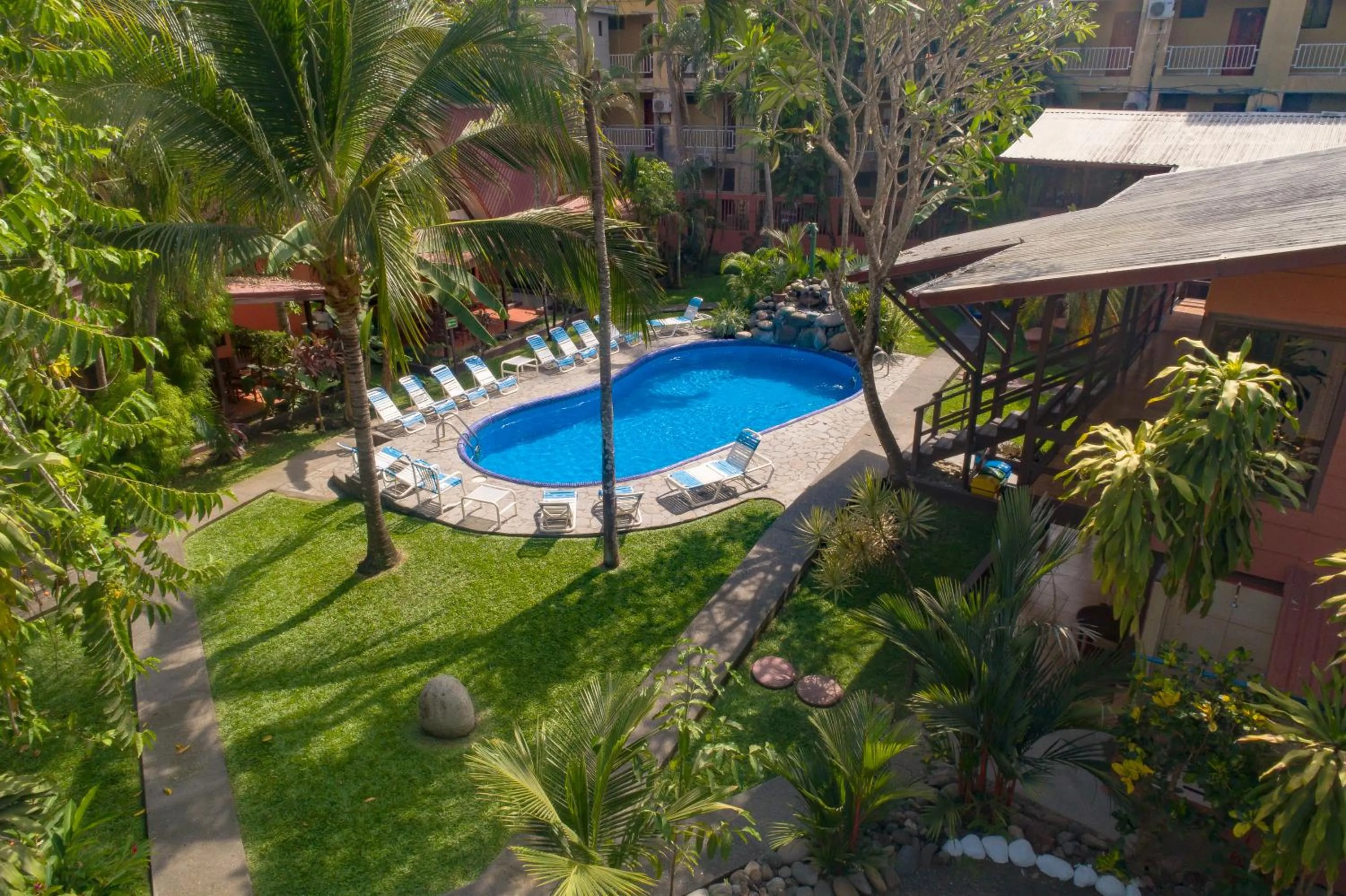 Pool view in Hotel Los Ranchos