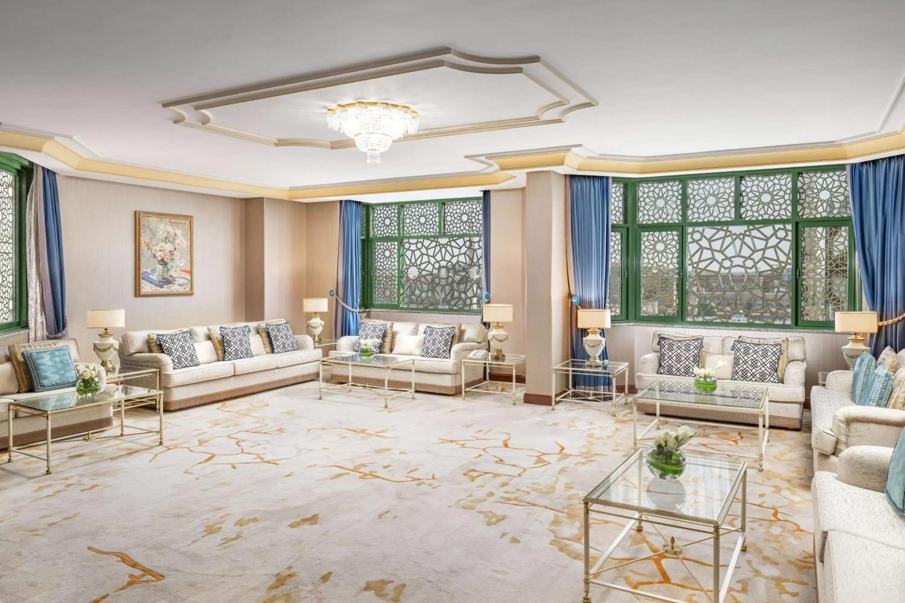 Living room in Madinah Hilton Hotel Living room in Madinah Hilton Hotel