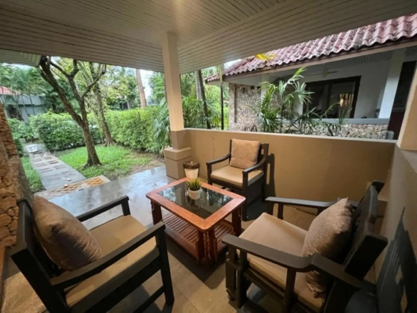 Seating area in Samui Garden Home