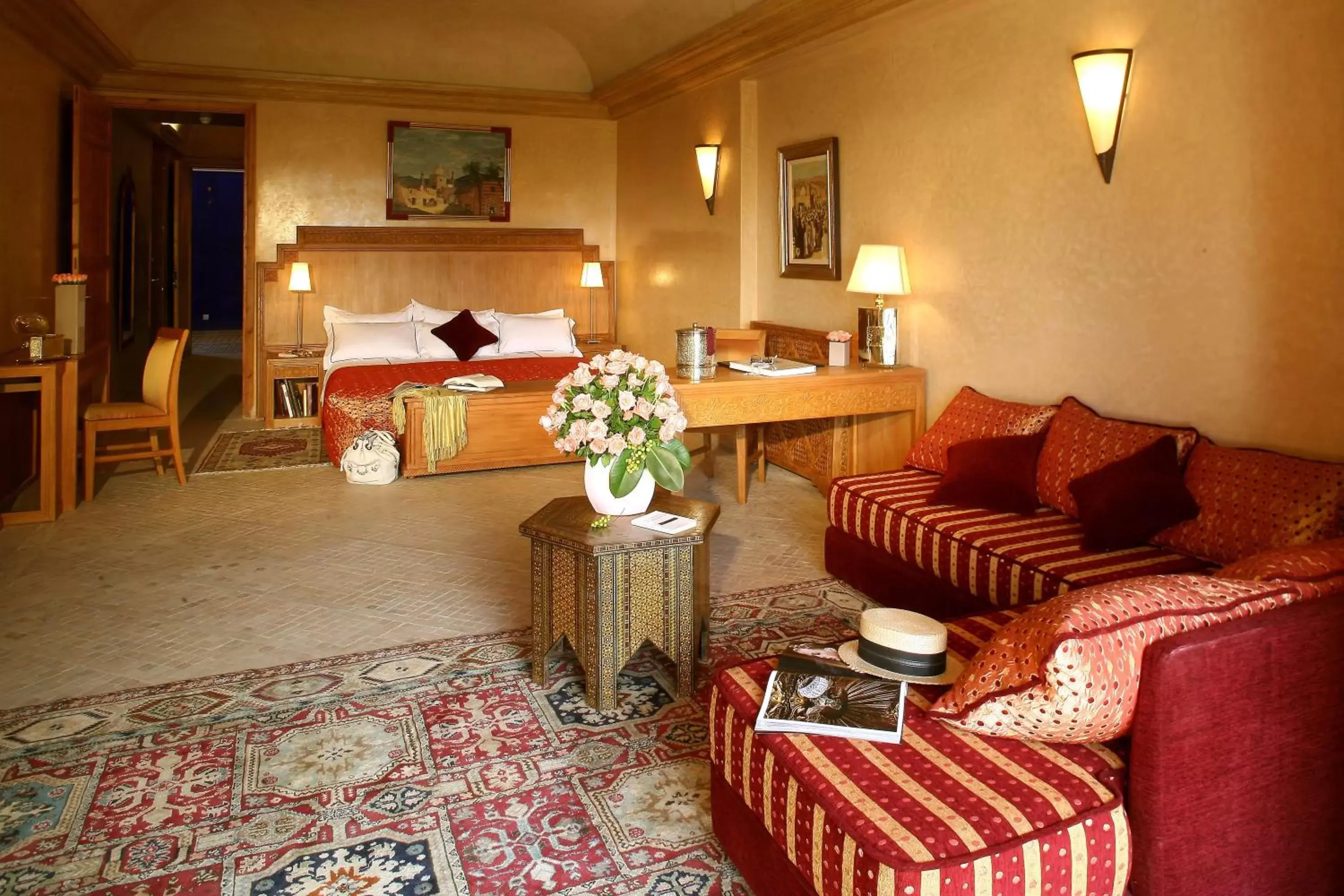 Photo of the whole room, Seating Area in Es Saadi Marrakech Resort - Palace