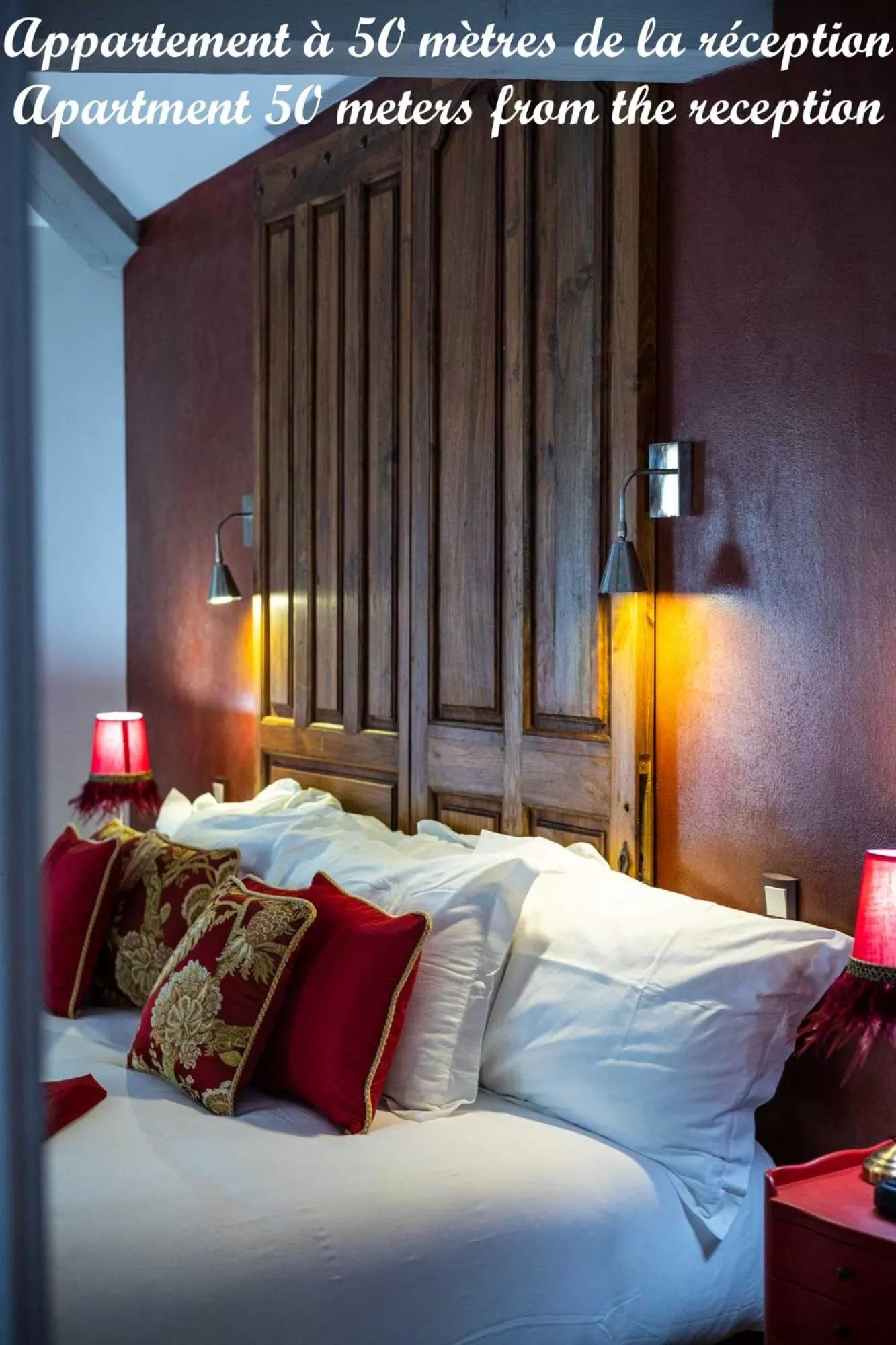 Bed in Le Clos Violette et Le 11 D'Aglaé - Hôtel de Charme Design de Luxe