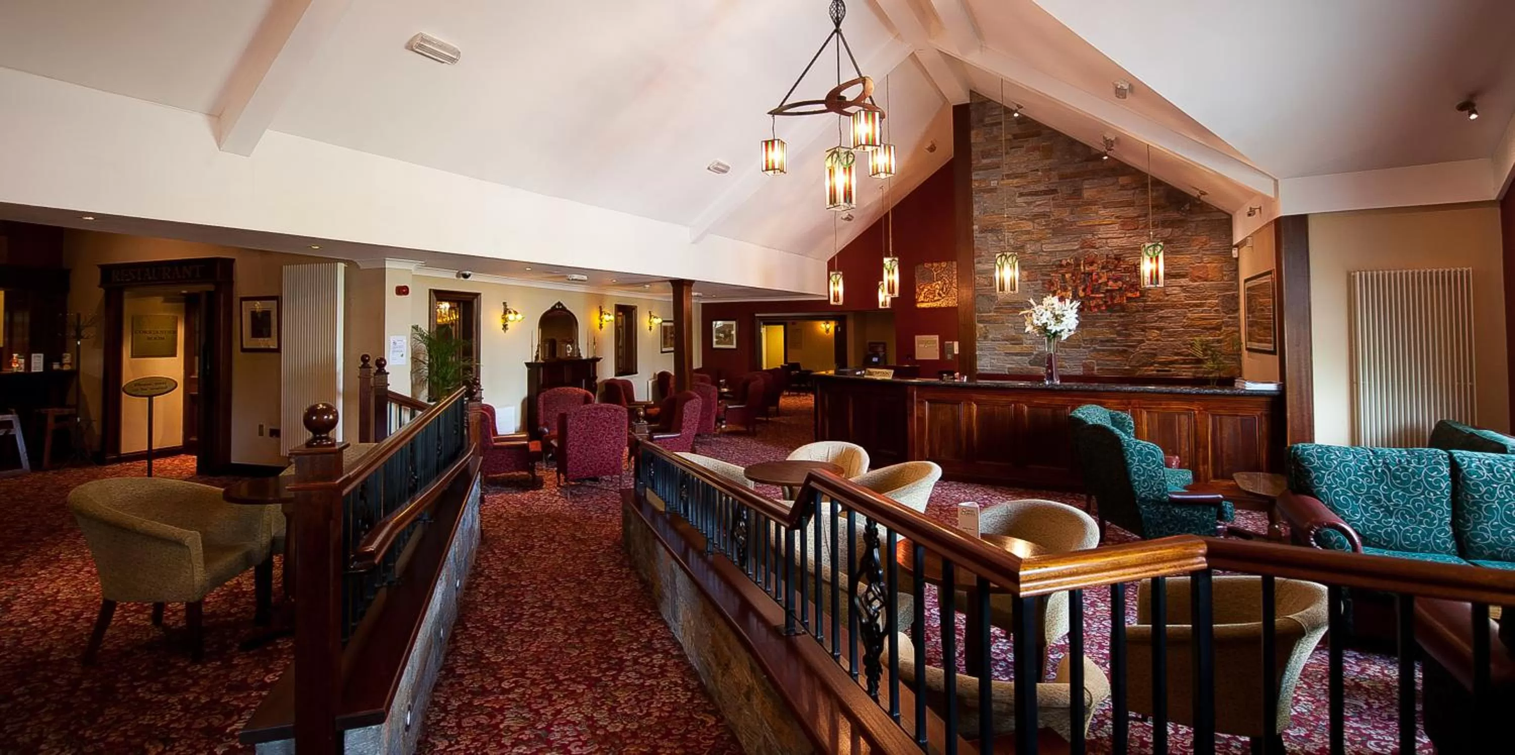 Communal lounge/ TV room in Corr's Corner Hotel