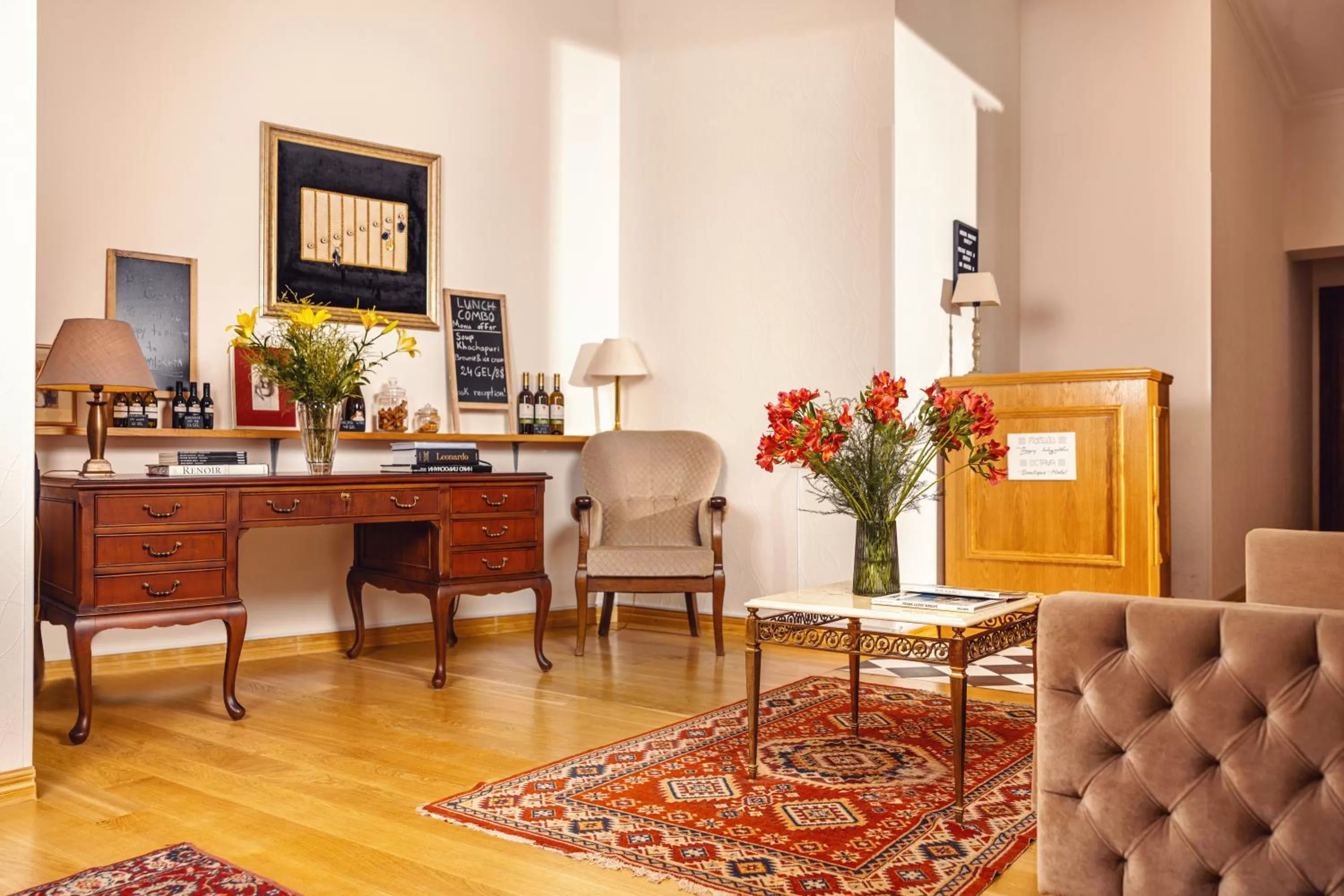 Lobby or reception in Octava Boutique Hotel