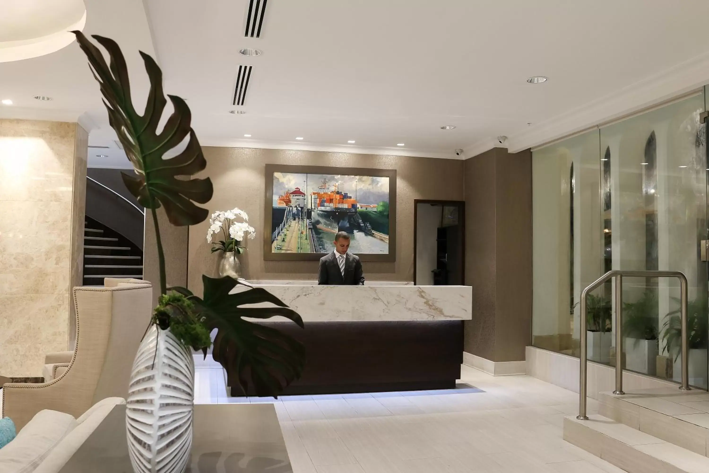 Lobby or reception in The Executive Hotel Lobby or reception in The Executive Hotel