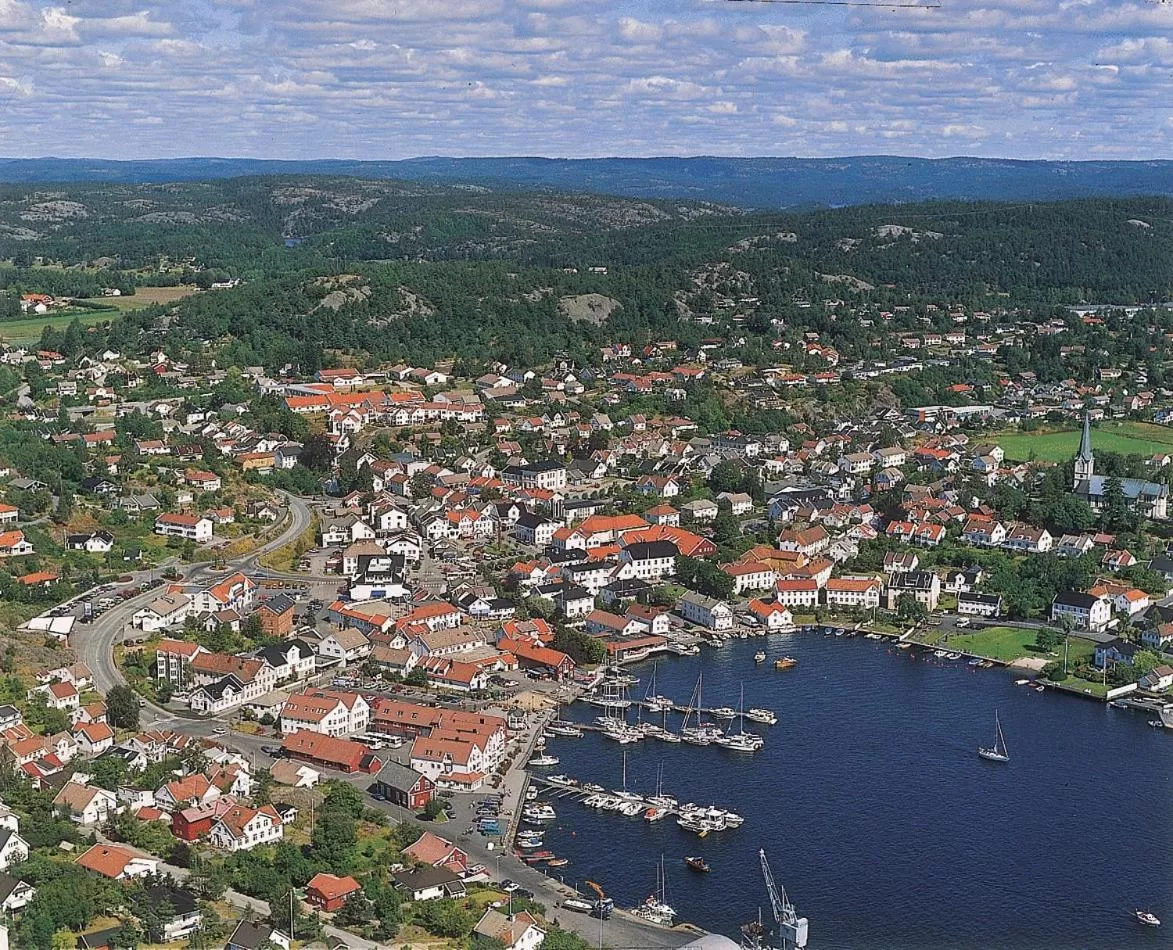 Bird's eye view in Lillesand Hotel Norge