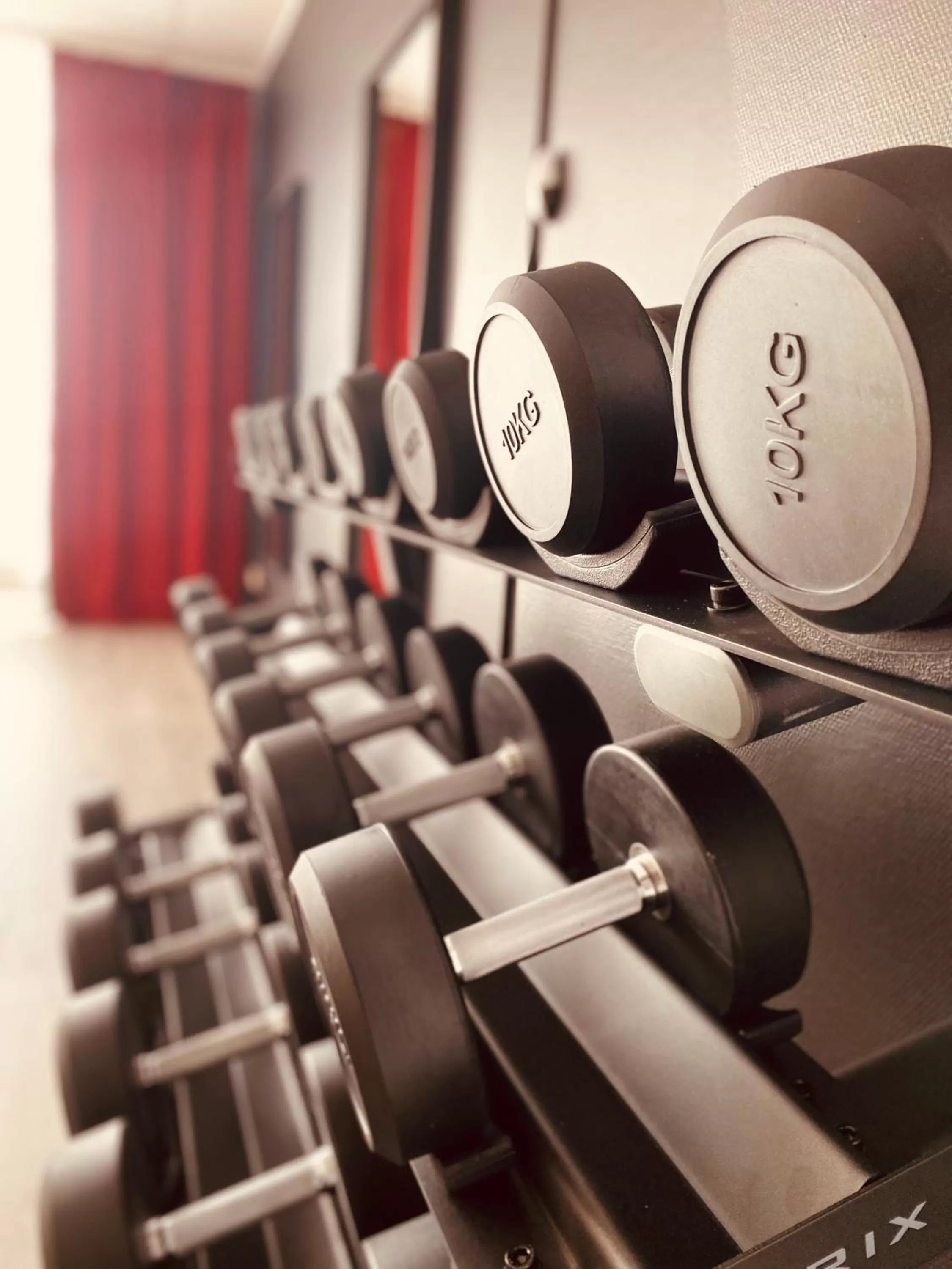 Fitness centre/facilities in DORMERO Hotel Bretten