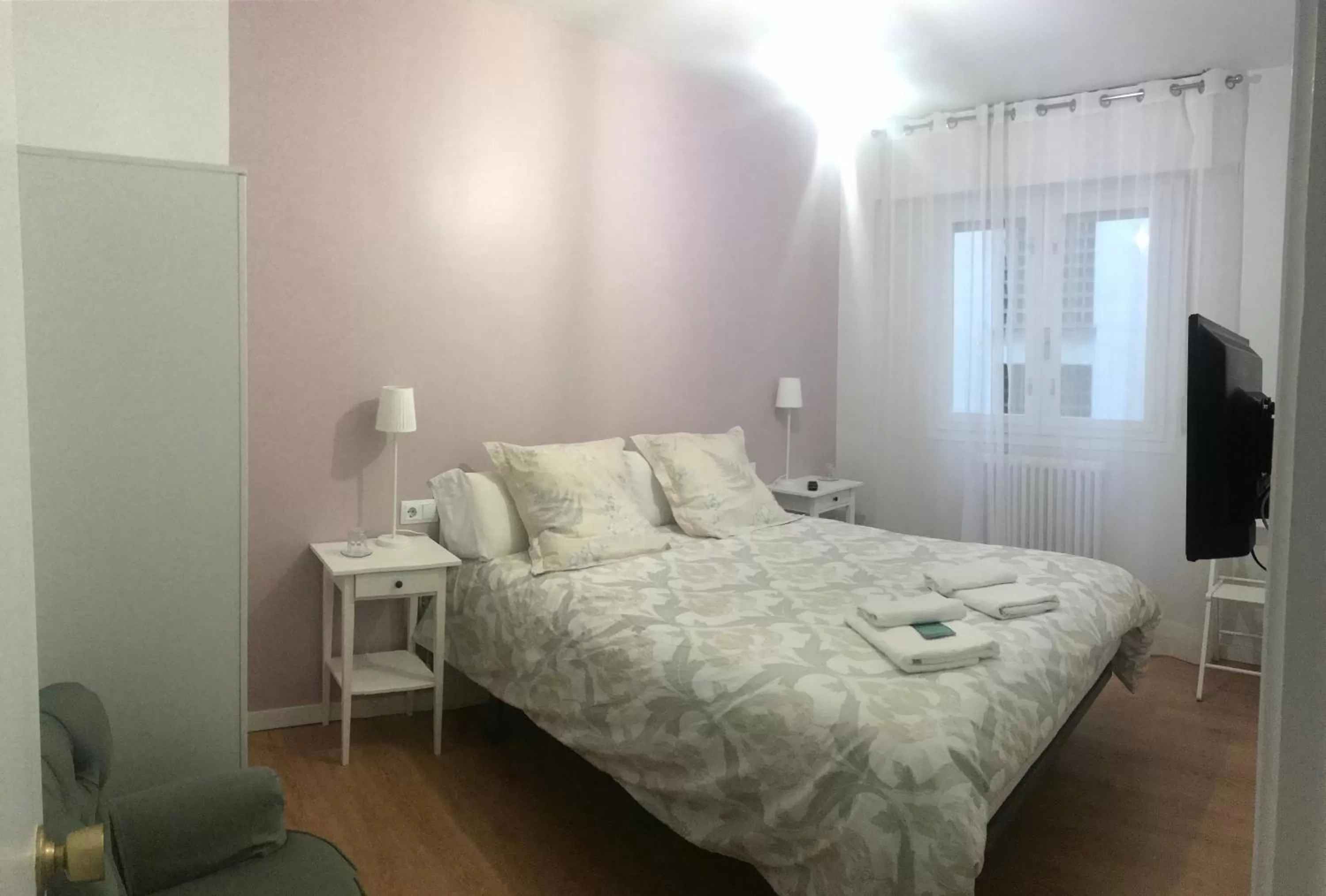 Bed in Alojamientos Iruña