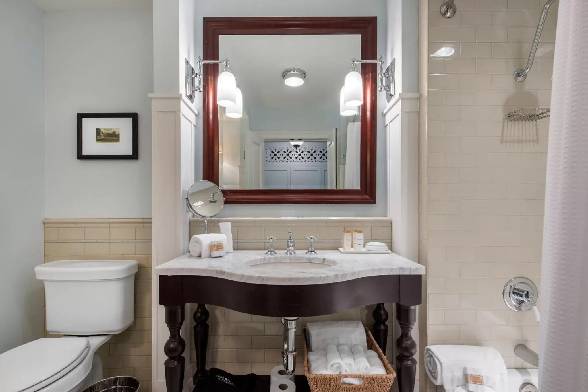 Photo of the whole room, Bathroom in Omni Bedford Springs Resort