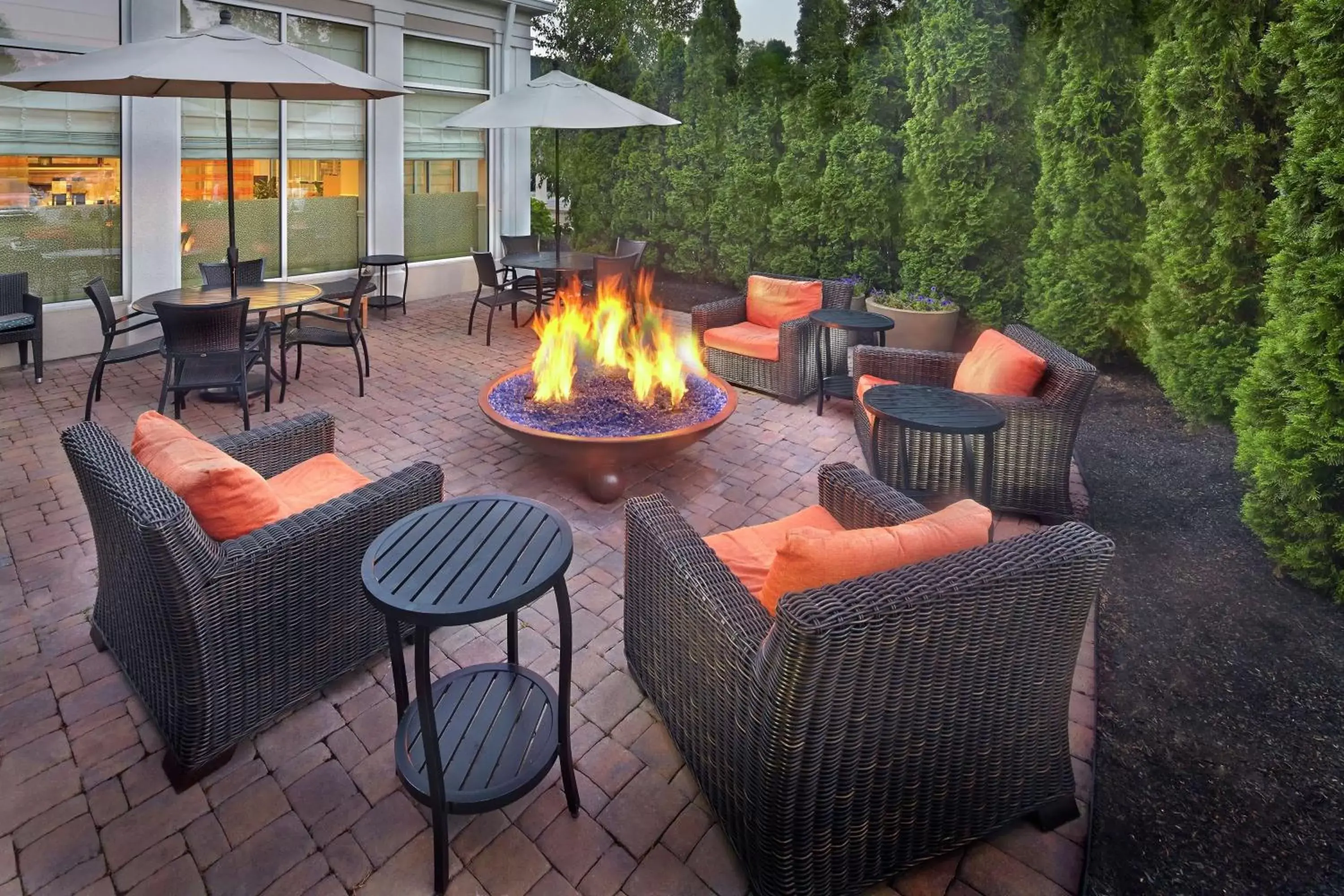 Patio in Hilton Garden Inn Danbury