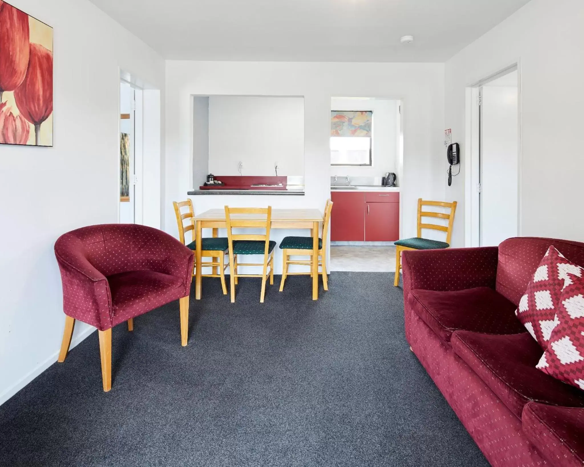 Living room, Seating Area in Aotea Motel