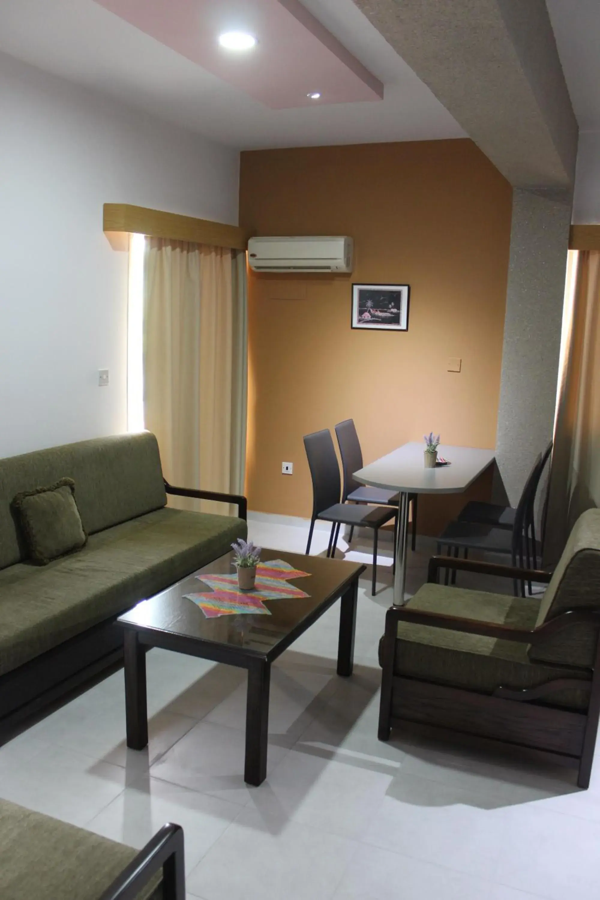 Seating Area in Petsas Apartments