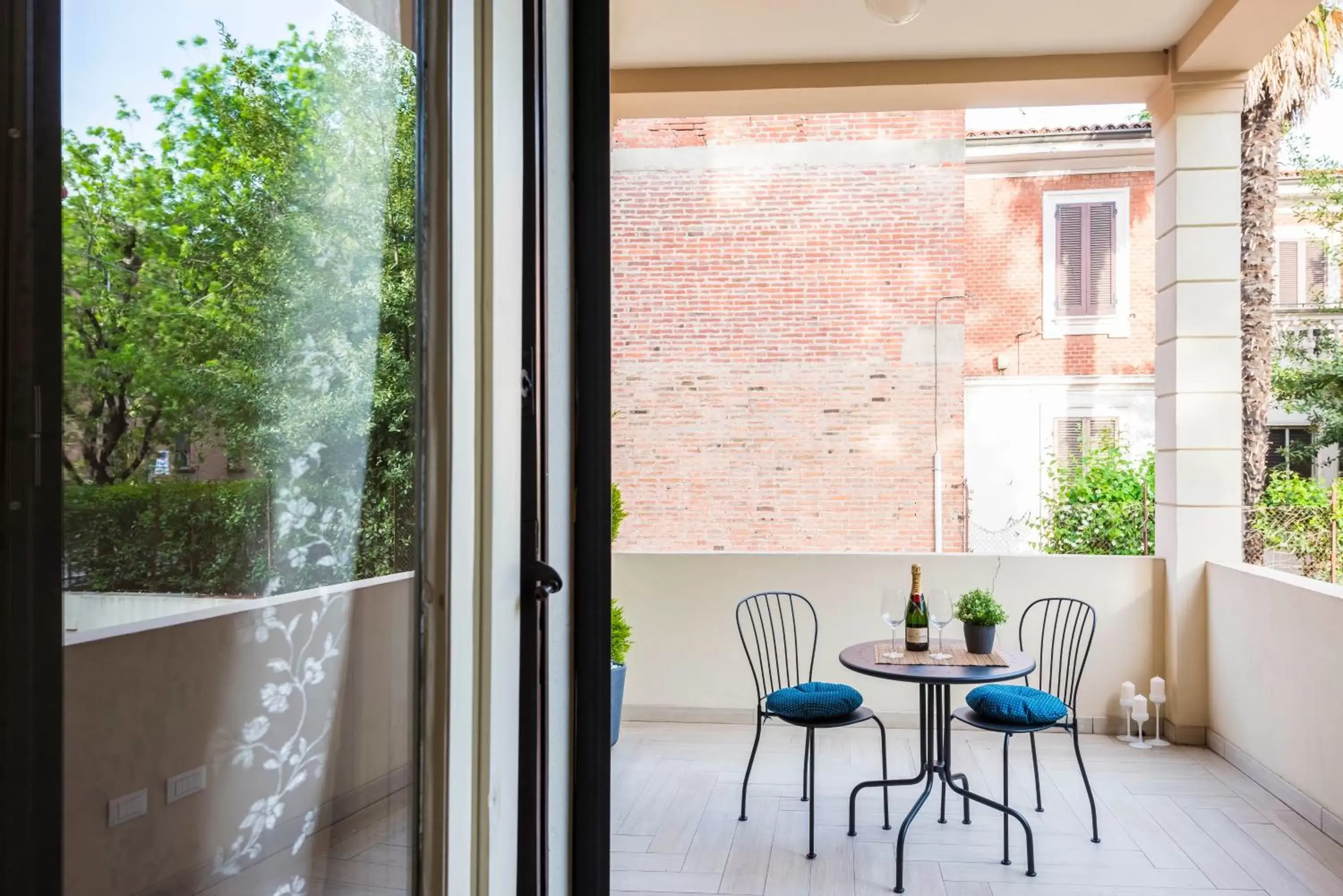 Balcony/Terrace in Villa Savioli Room & Breakfast