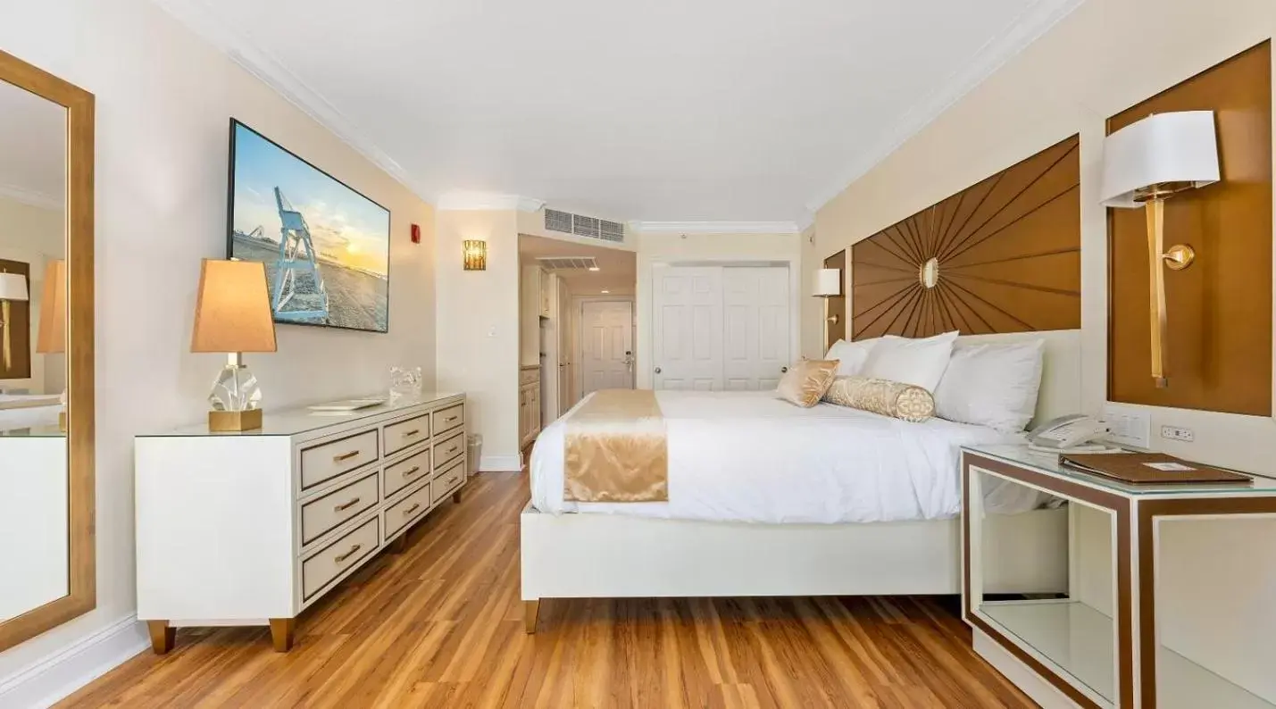 Bed in La Mer Beachfront Resort