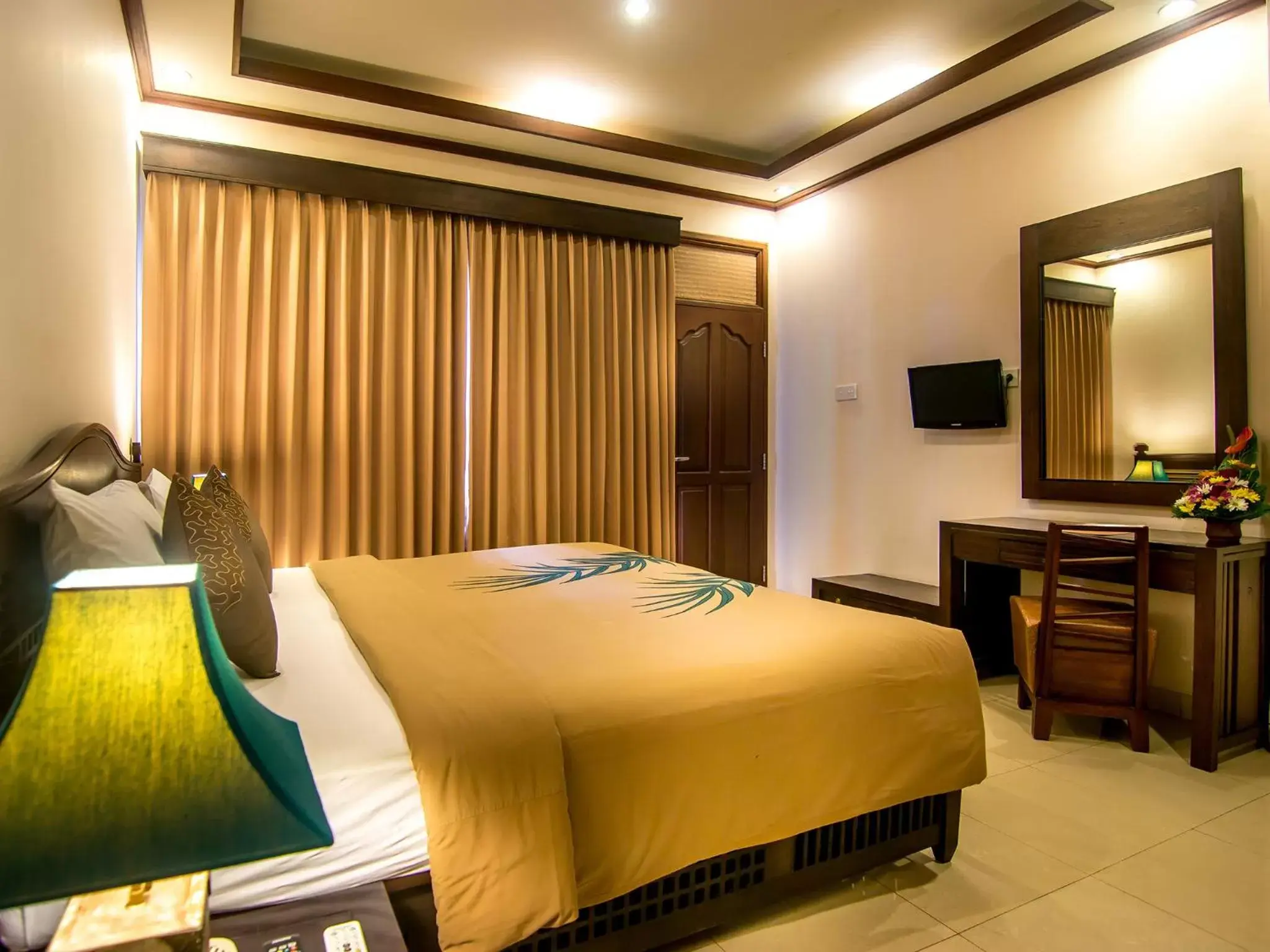 Bed in De Munut Balinese Resort