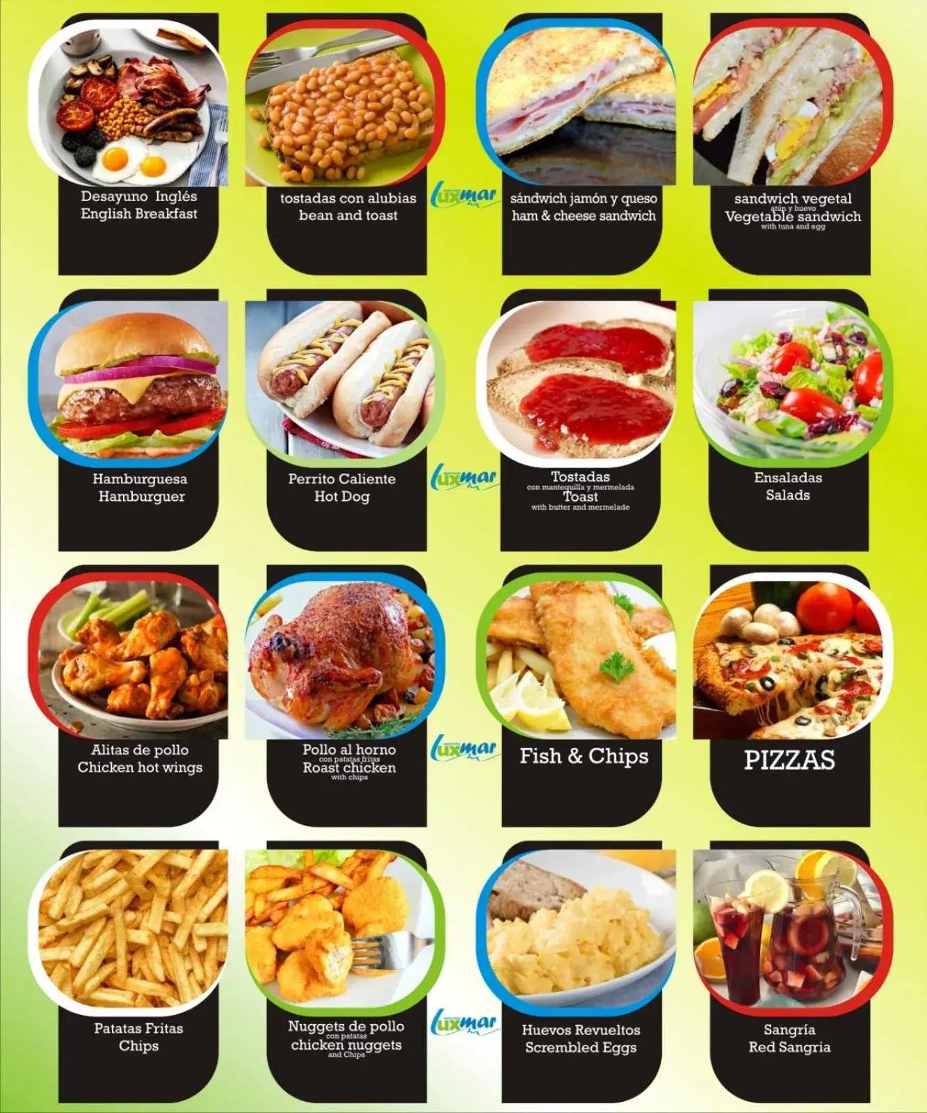 Food and drinks in Luxmar Apartaments Food and drinks in Luxmar Apartaments