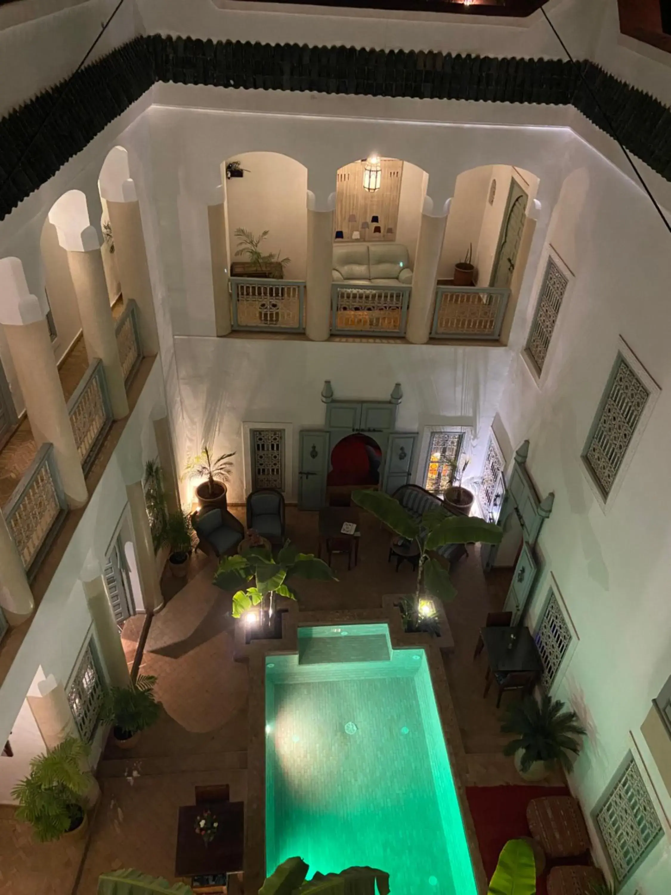 Pool View in Riad Les Hibiscus