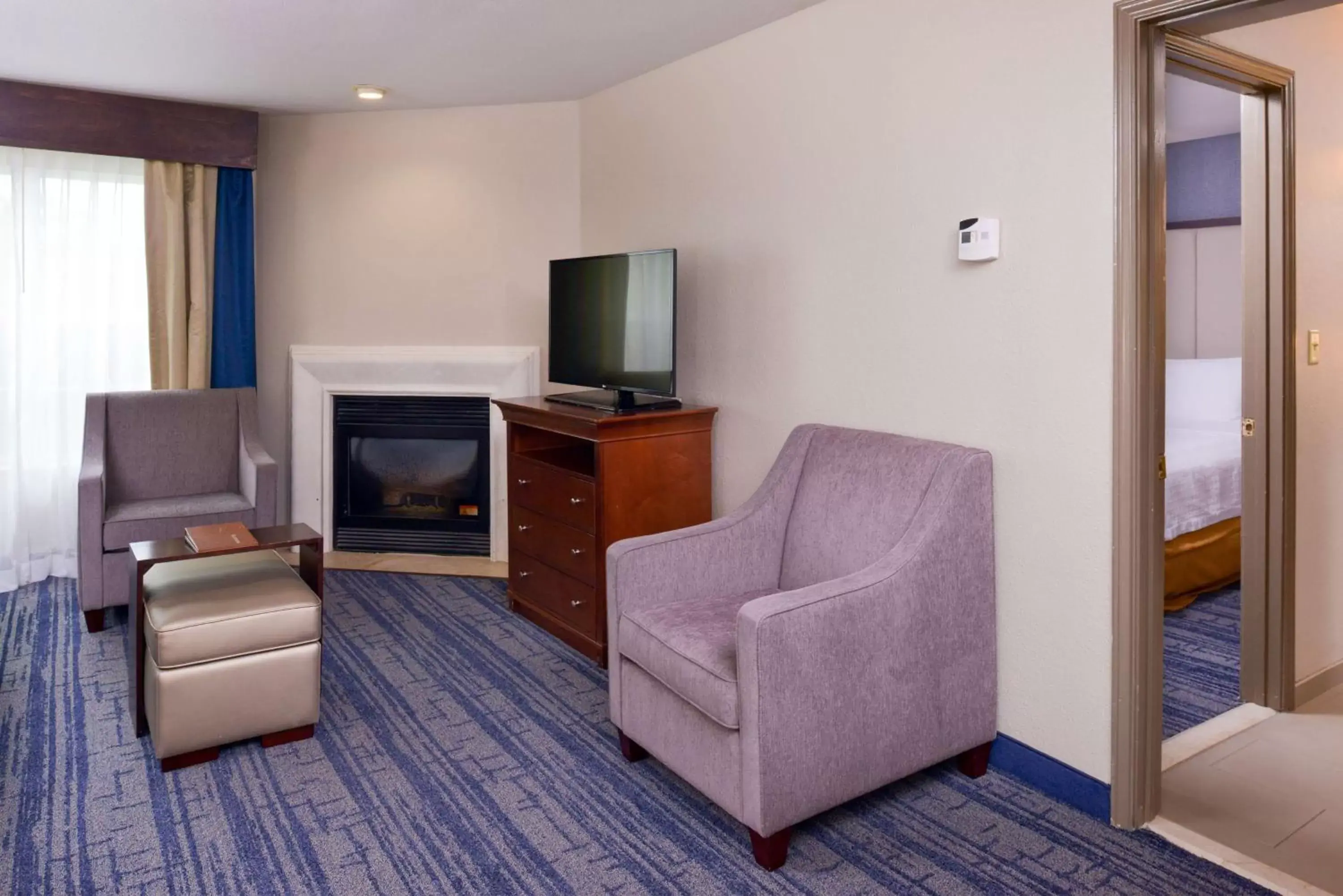 Living room, Seating Area in Homewood Suites by Hilton Dallas-Lewisville