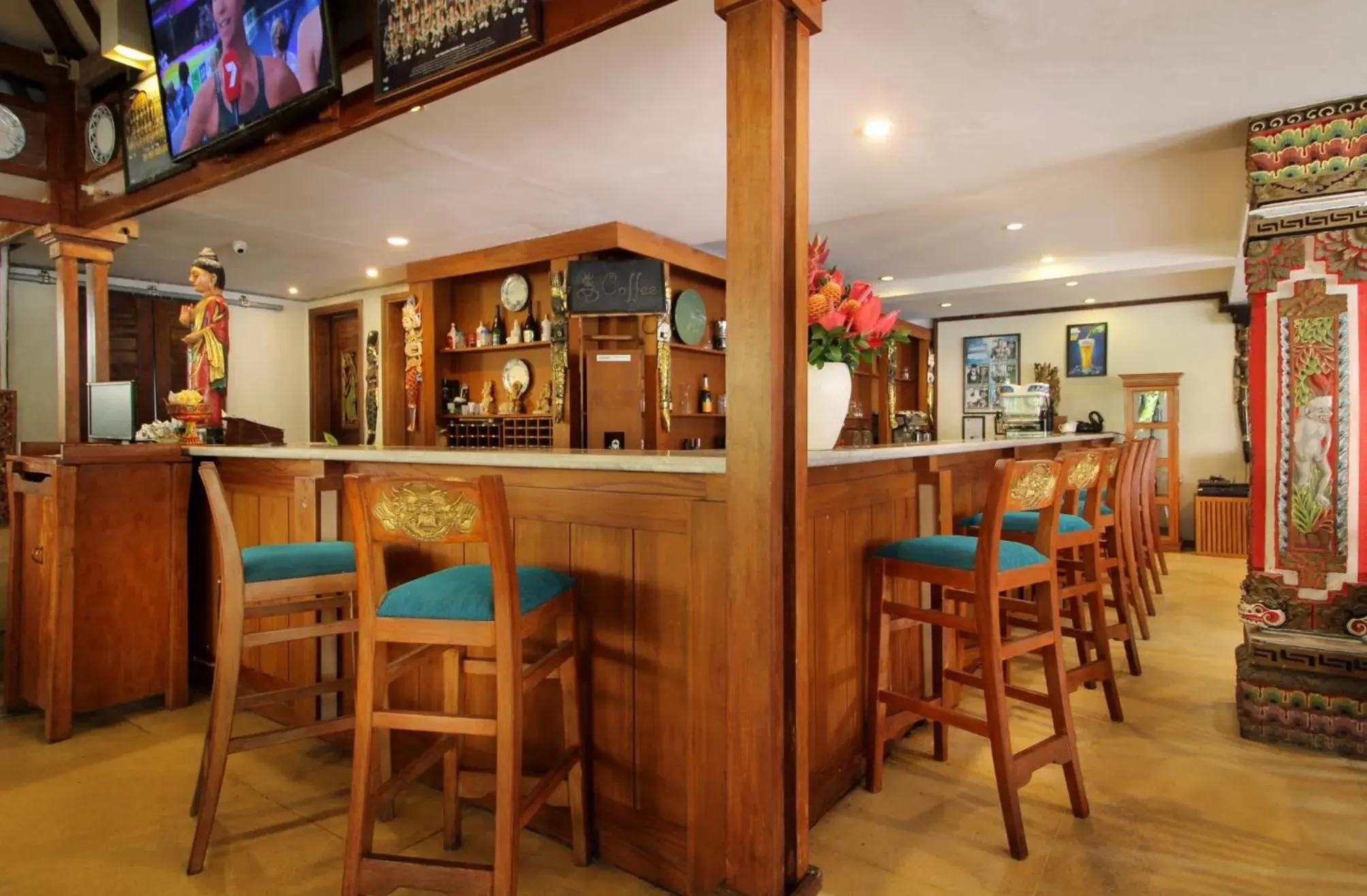 Restaurant/places to eat, Lounge/Bar in Rama Garden Hotel Bali