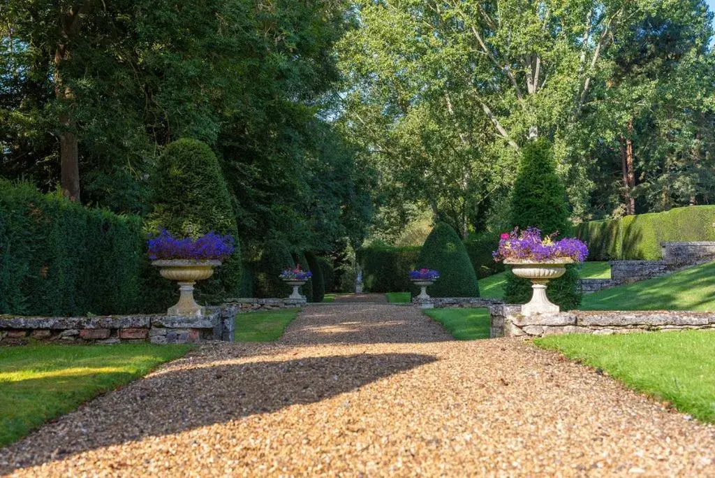 Garden in Rushton Hall Hotel and Spa