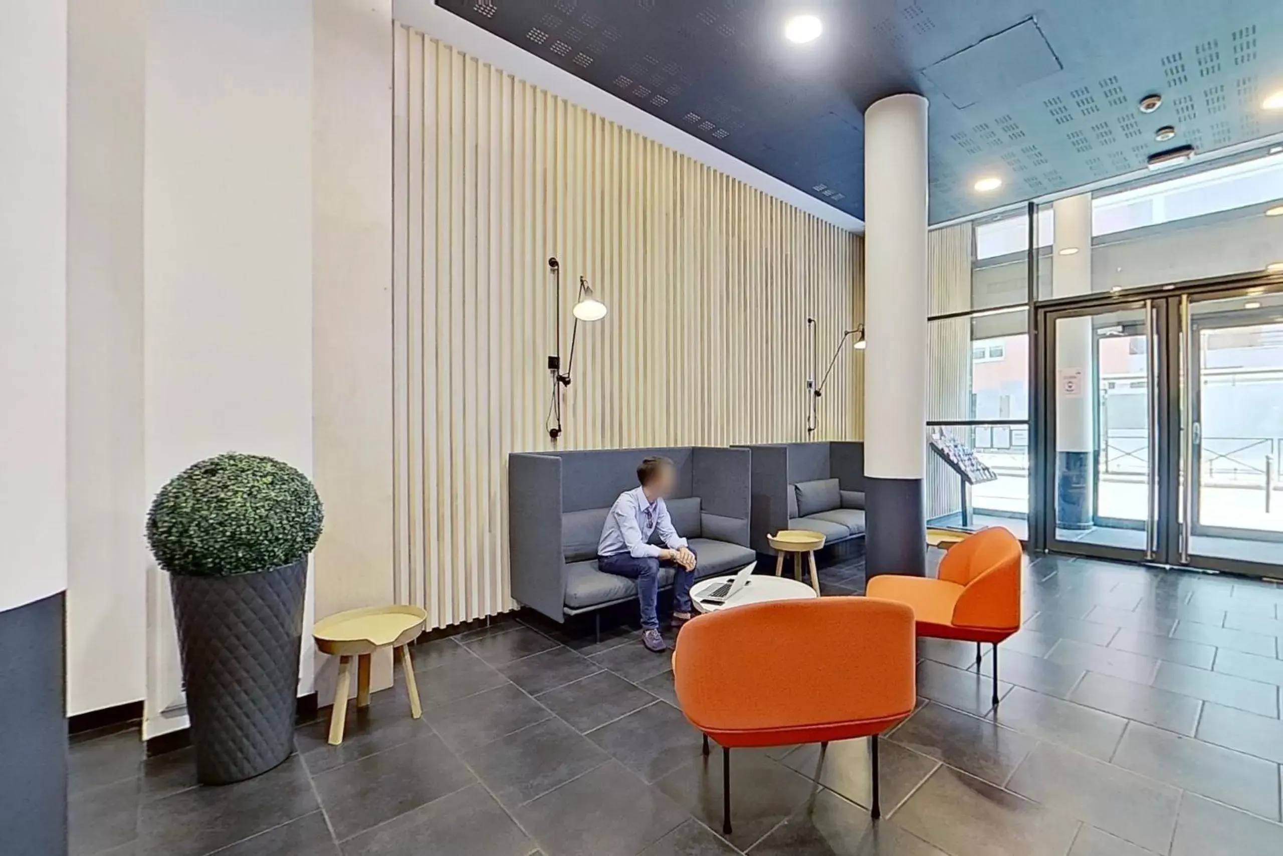 Lobby or reception, Seating Area in City Résidence Ivry
